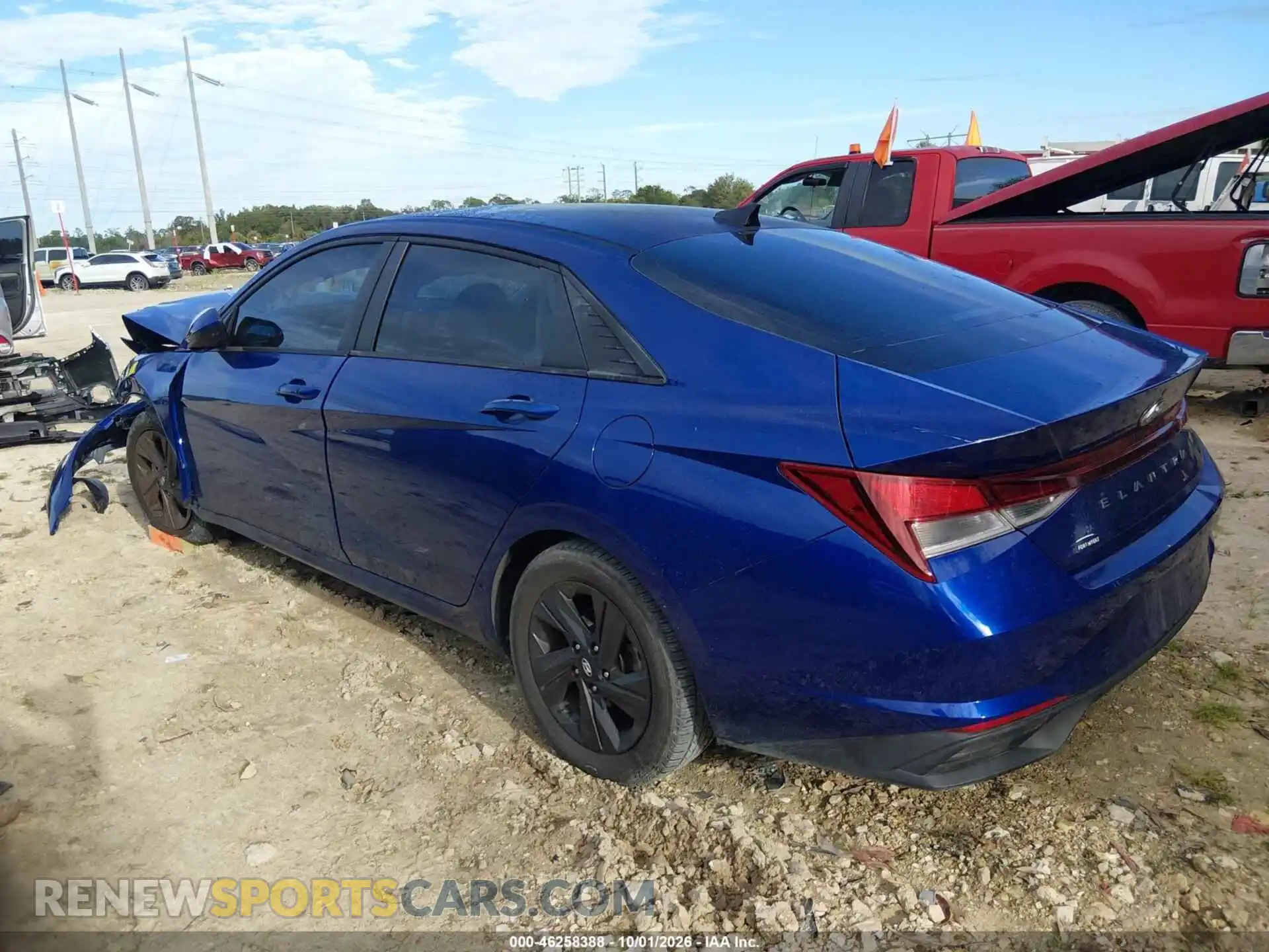 3 Фотография поврежденного автомобиля 5NPLS4AG3MH040317 HYUNDAI ELANTRA 2021