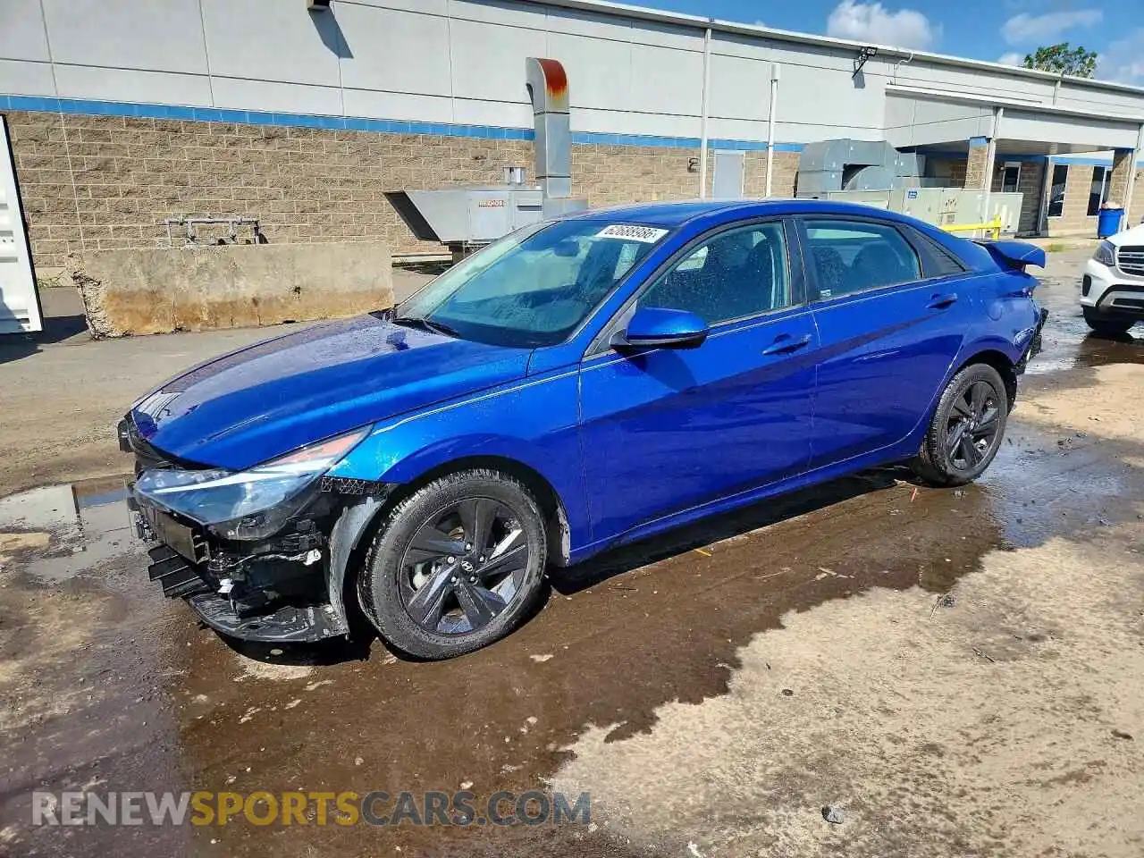 1 Photograph of a damaged car 5NPLS4AG4MH009433 HYUNDAI ELANTRA 2021