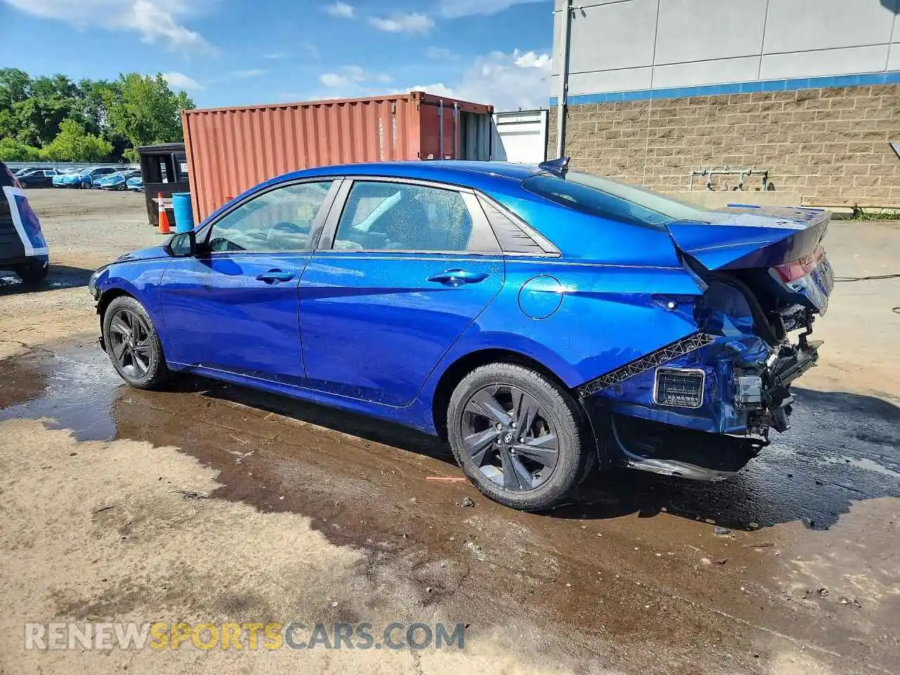 2 Photograph of a damaged car 5NPLS4AG4MH009433 HYUNDAI ELANTRA 2021