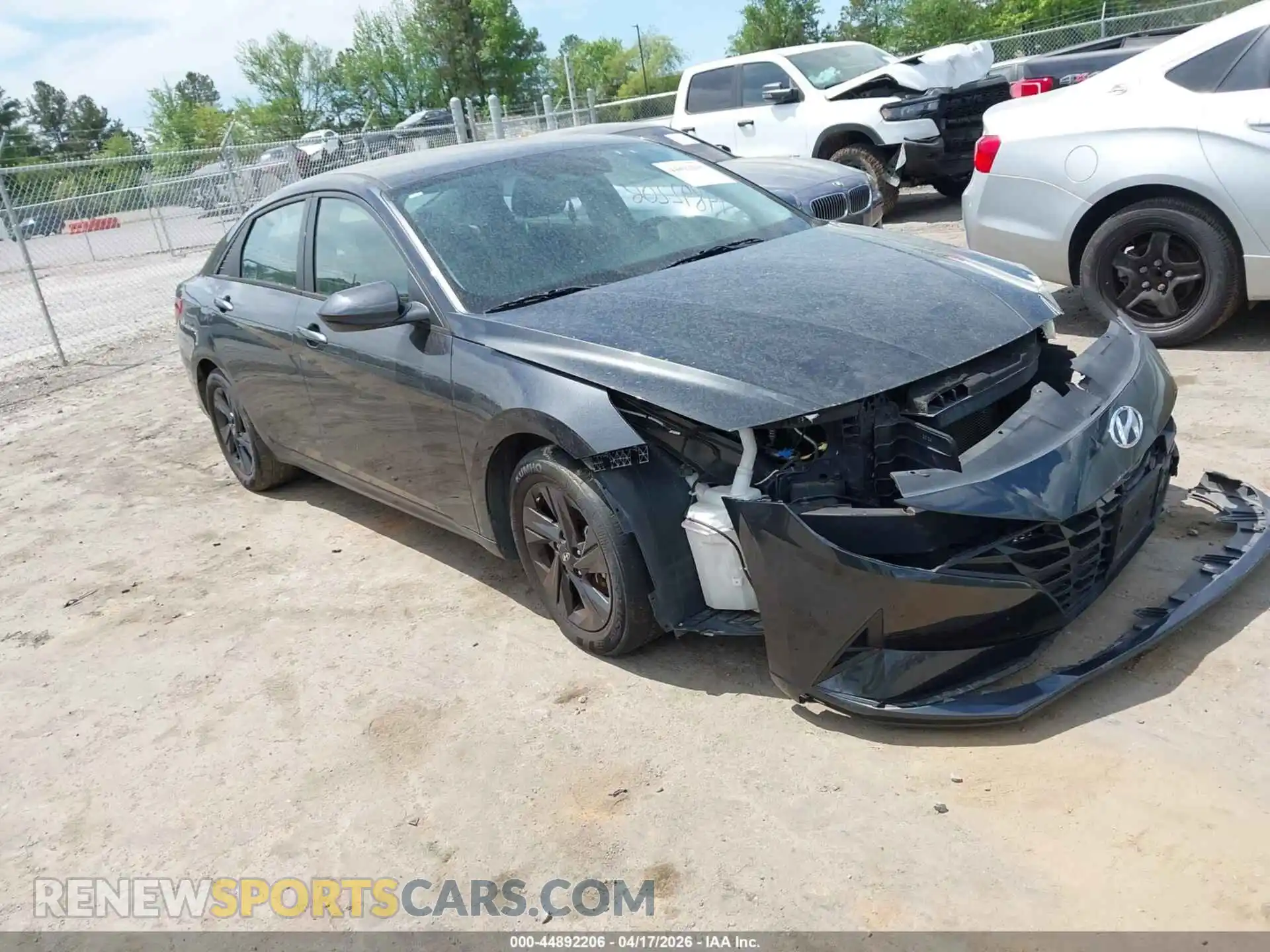 1 Photograph of a damaged car 5NPLS4AG4MH010095 HYUNDAI ELANTRA 2021