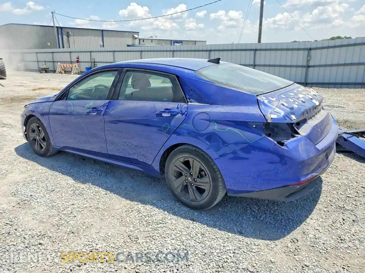 2 Photograph of a damaged car 5NPLS4AG4MH020092 HYUNDAI ELANTRA 2021