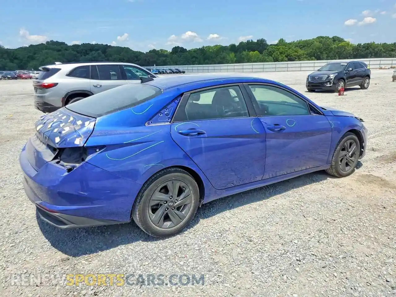 3 Photograph of a damaged car 5NPLS4AG4MH020092 HYUNDAI ELANTRA 2021