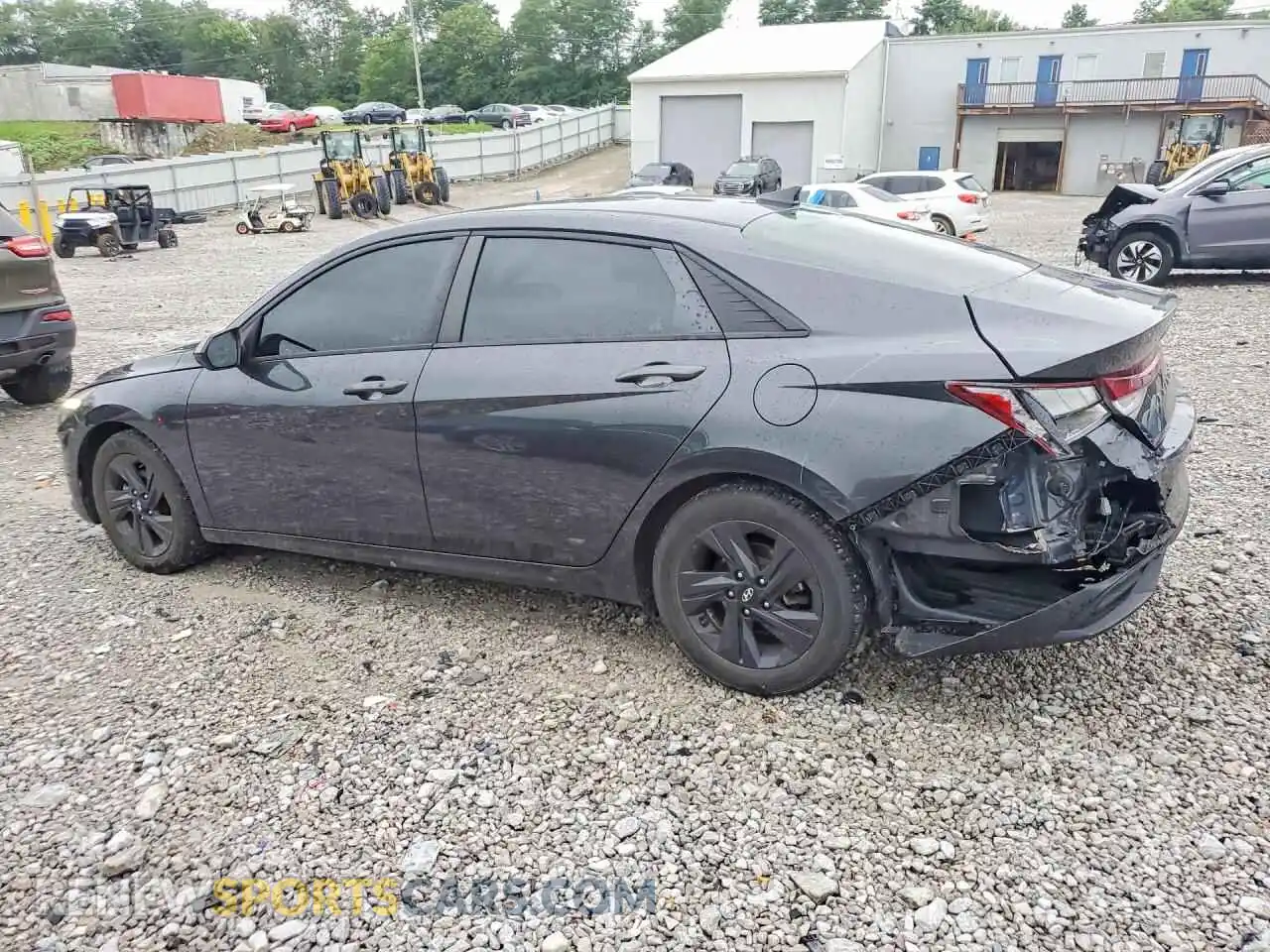 2 Photograph of a damaged car 5NPLS4AG4MH022098 HYUNDAI ELANTRA 2021