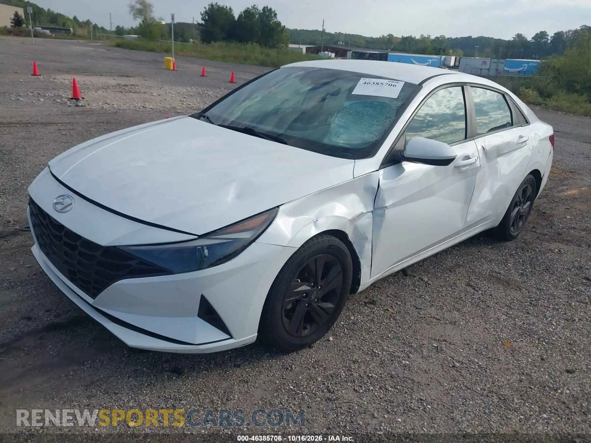 2 Photograph of a damaged car 5NPLS4AG4MH028421 HYUNDAI ELANTRA 2021