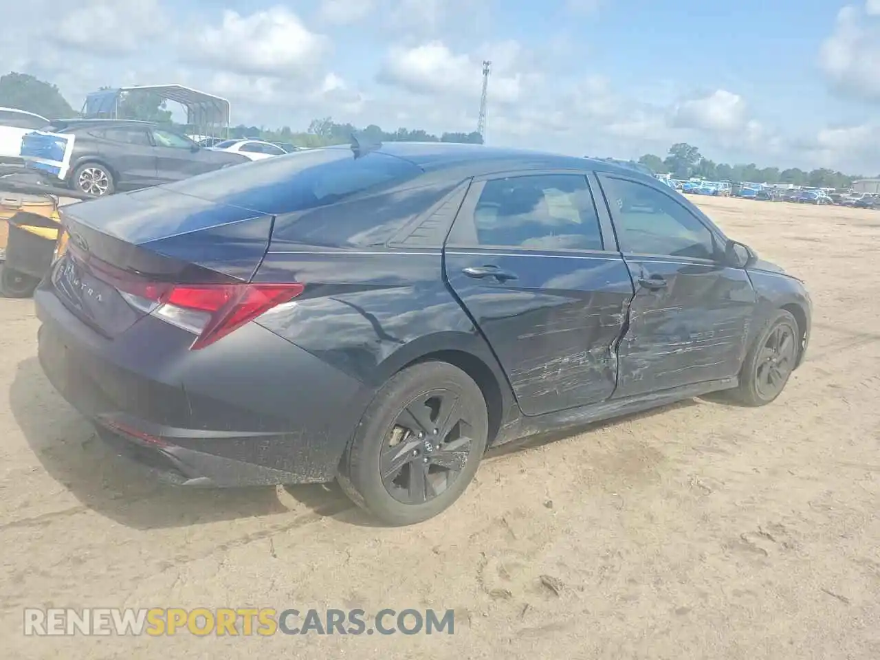 3 fotografías del automóvil dañado 5NPLS4AG4MH041413 HYUNDAI ELANTRA 2021