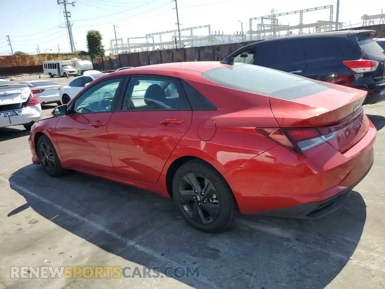 2 Photograph of a damaged car 5NPLS4AG4MH044487 HYUNDAI ELANTRA 2021