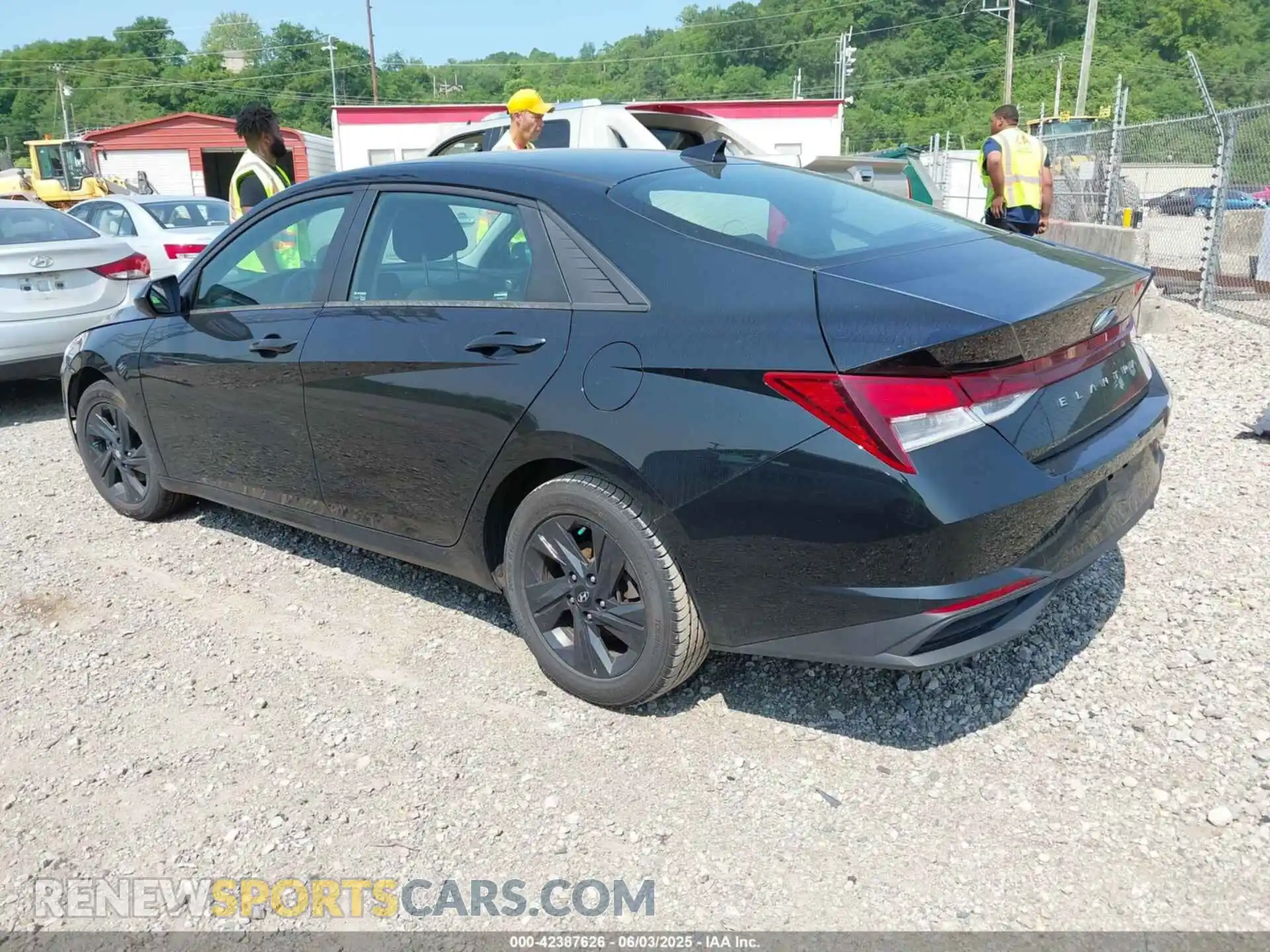 3 fotografías del automóvil dañado 5NPLS4AG5MH005407 HYUNDAI ELANTRA 2021