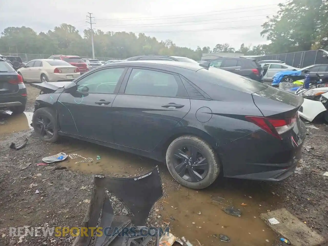 2 Photograph of a damaged car 5NPLS4AG5MH006122 HYUNDAI ELANTRA 2021