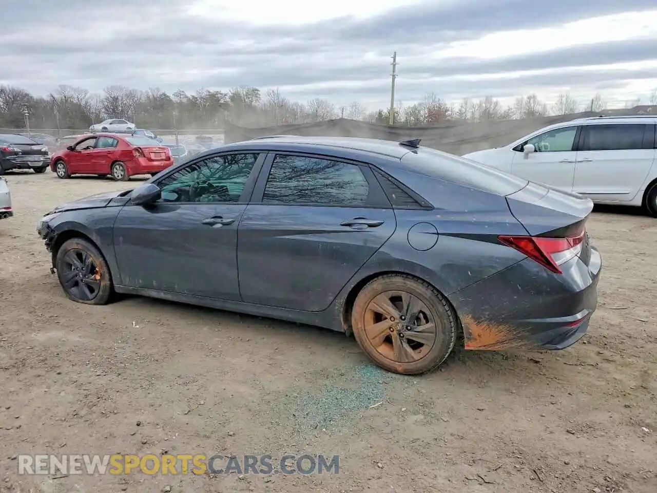 2 Photograph of a damaged car 5NPLS4AG5MH019288 HYUNDAI ELANTRA 2021