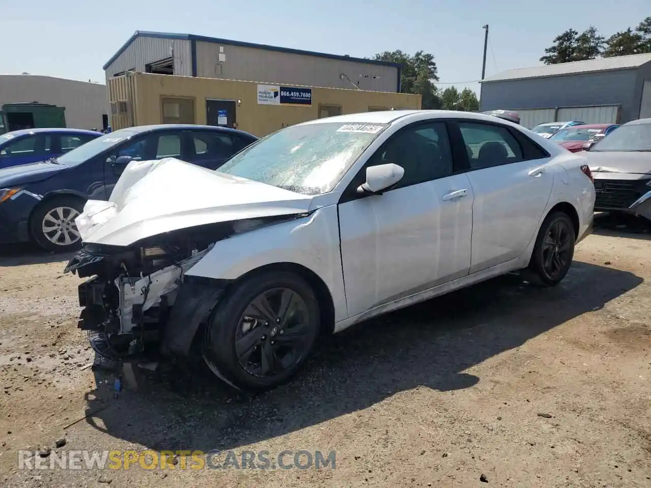 1 Photograph of a damaged car 5NPLS4AG5MH029867 HYUNDAI ELANTRA 2021