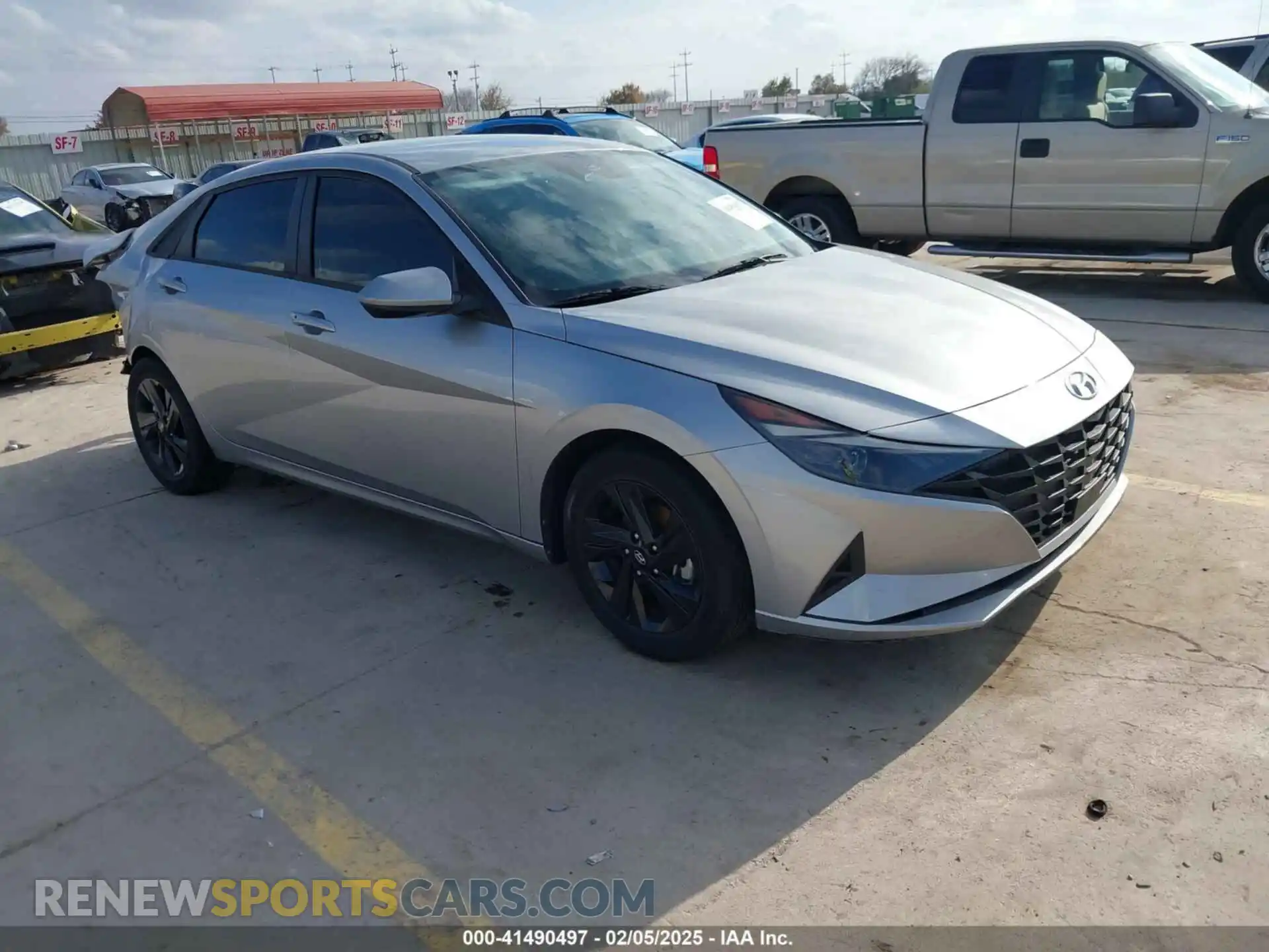 1 Photograph of a damaged car 5NPLS4AG5MH044224 HYUNDAI ELANTRA 2021