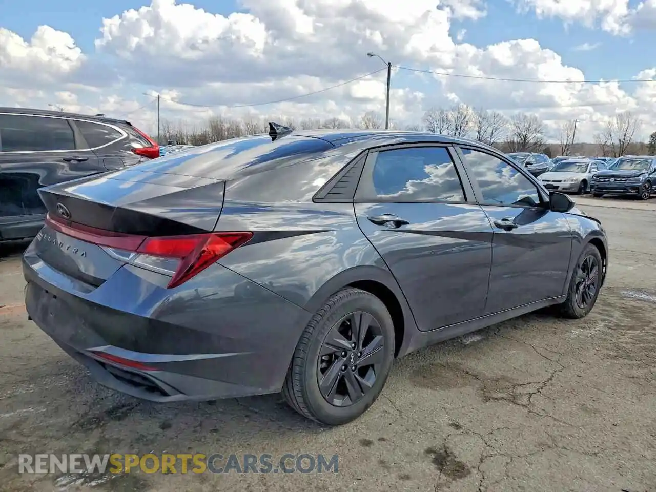 3 Photograph of a damaged car 5NPLS4AG6MH002466 HYUNDAI ELANTRA 2021