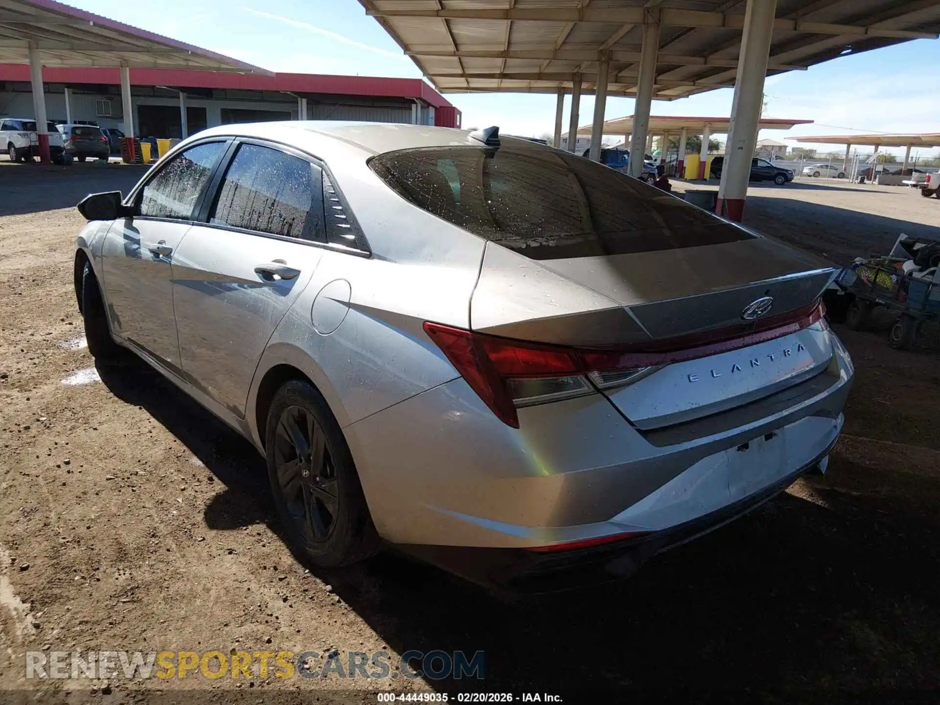 3 Photograph of a damaged car 5NPLS4AG6MH002967 HYUNDAI ELANTRA 2021