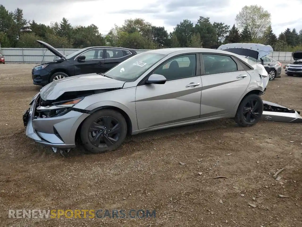 1 Photograph of a damaged car 5NPLS4AG6MH004945 HYUNDAI ELANTRA 2021