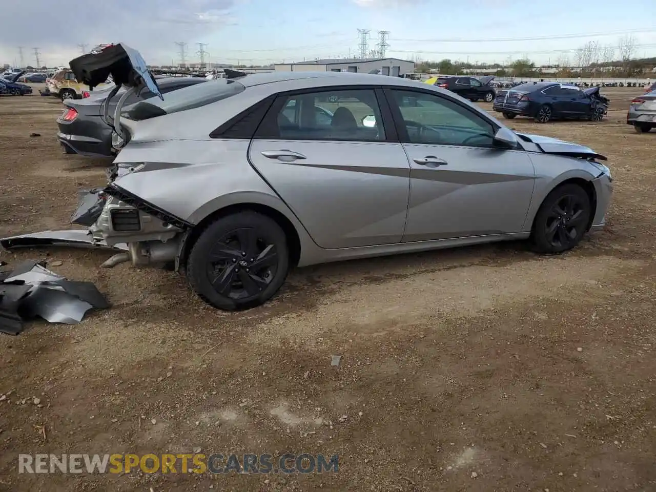 3 Photograph of a damaged car 5NPLS4AG6MH004945 HYUNDAI ELANTRA 2021