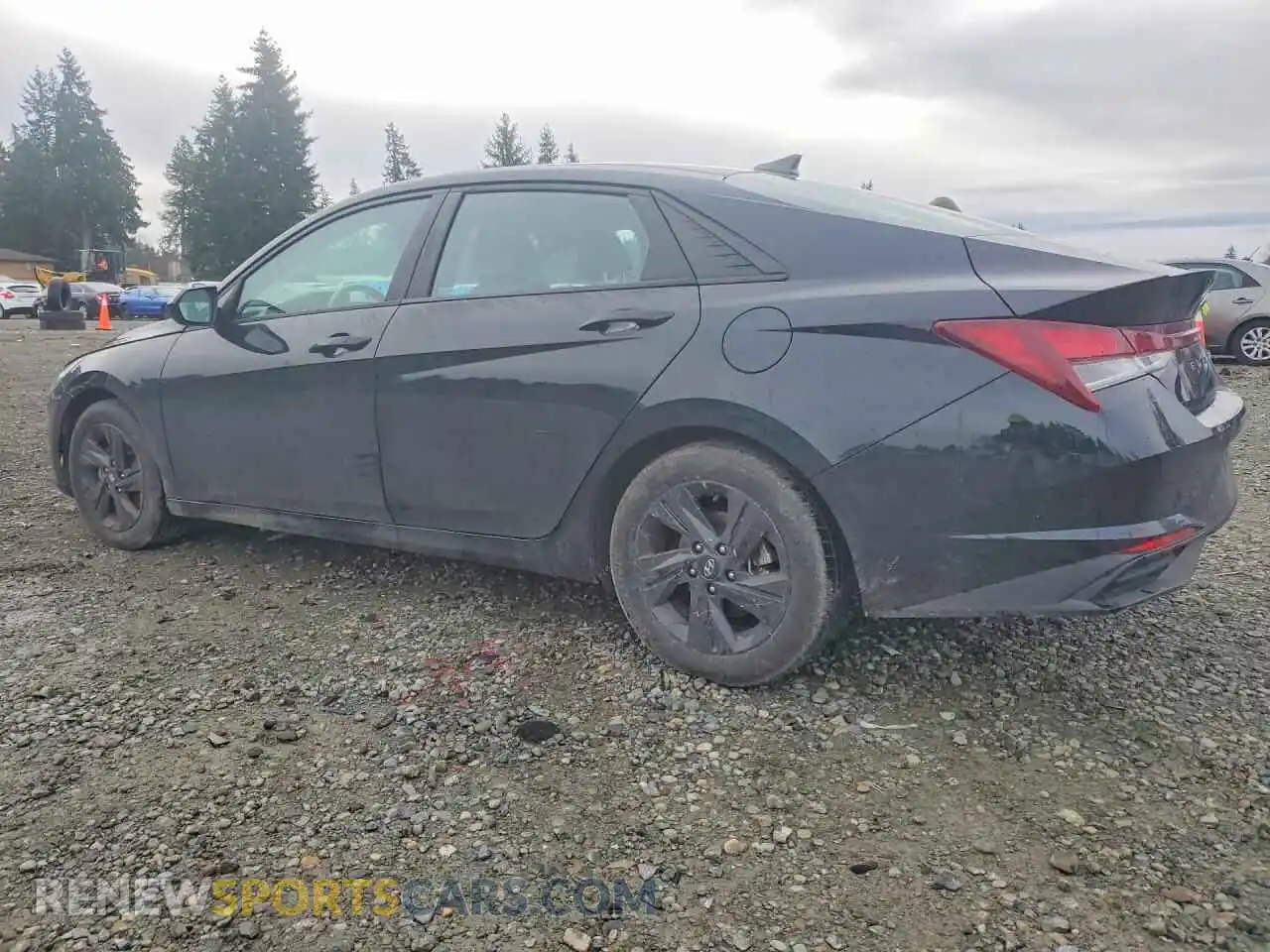 2 fotografías del automóvil dañado 5NPLS4AG6MH006310 HYUNDAI ELANTRA 2021