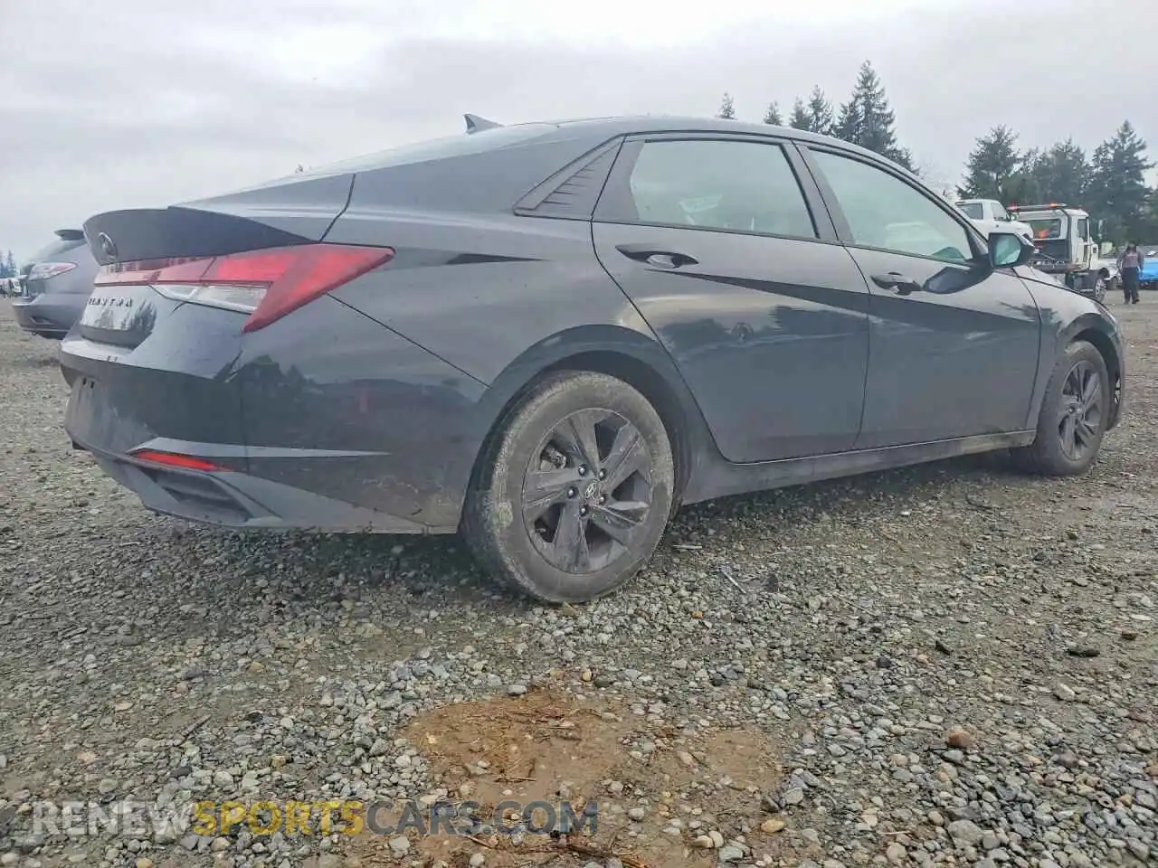 3 fotografías del automóvil dañado 5NPLS4AG6MH006310 HYUNDAI ELANTRA 2021