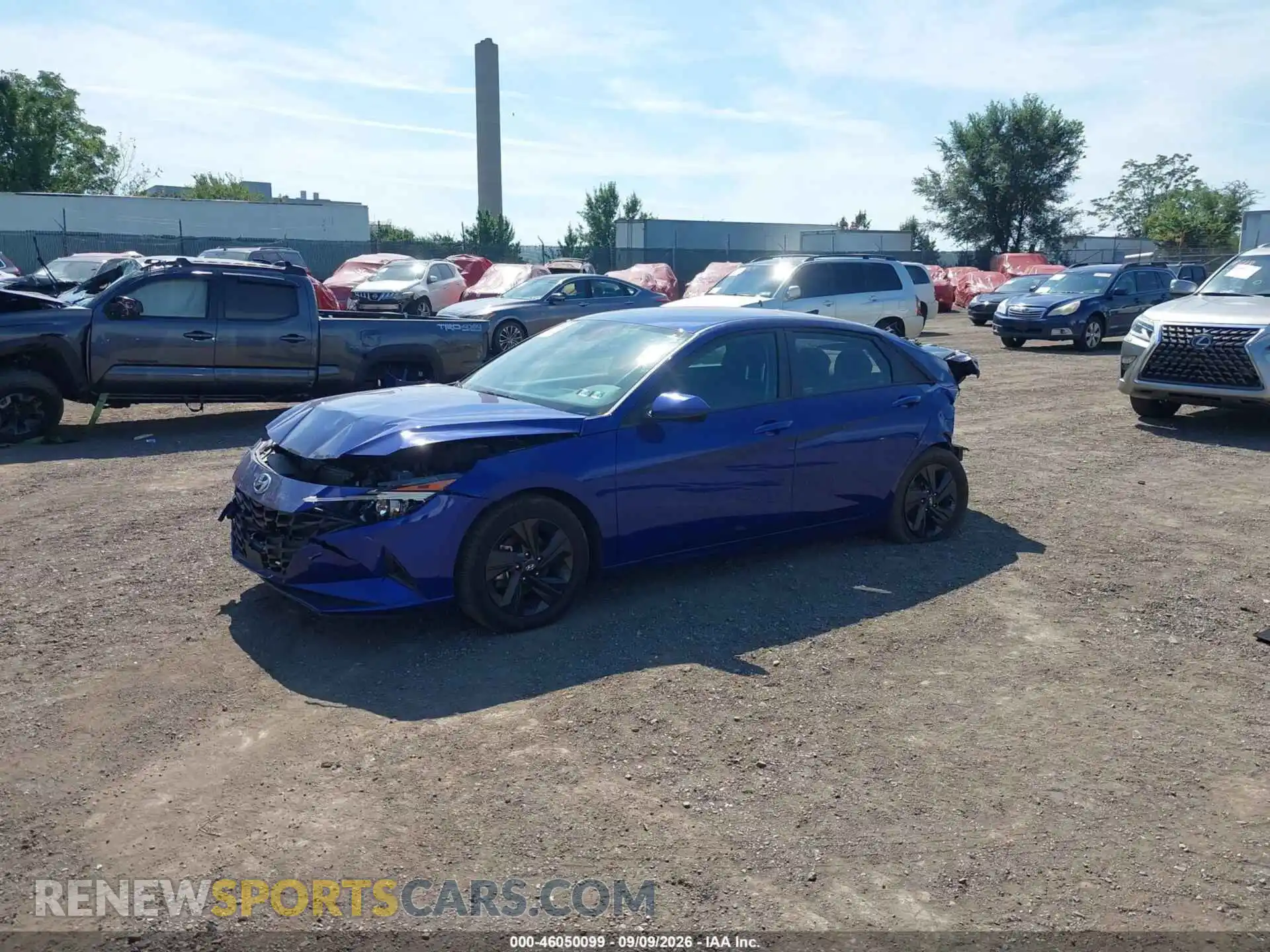2 Photograph of a damaged car 5NPLS4AG6MH028663 HYUNDAI ELANTRA 2021