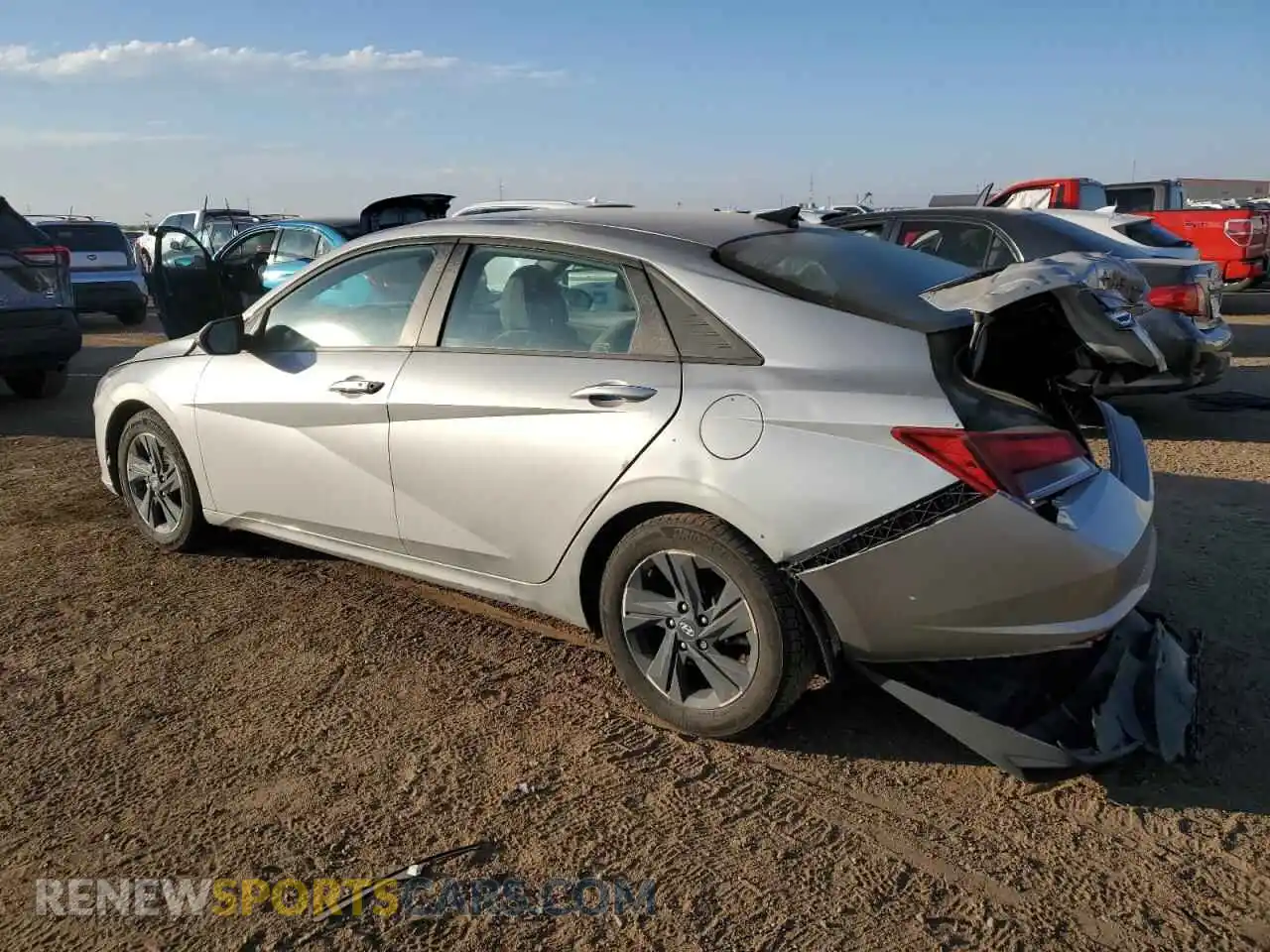 2 Photograph of a damaged car 5NPLS4AG6MH035578 HYUNDAI ELANTRA 2021