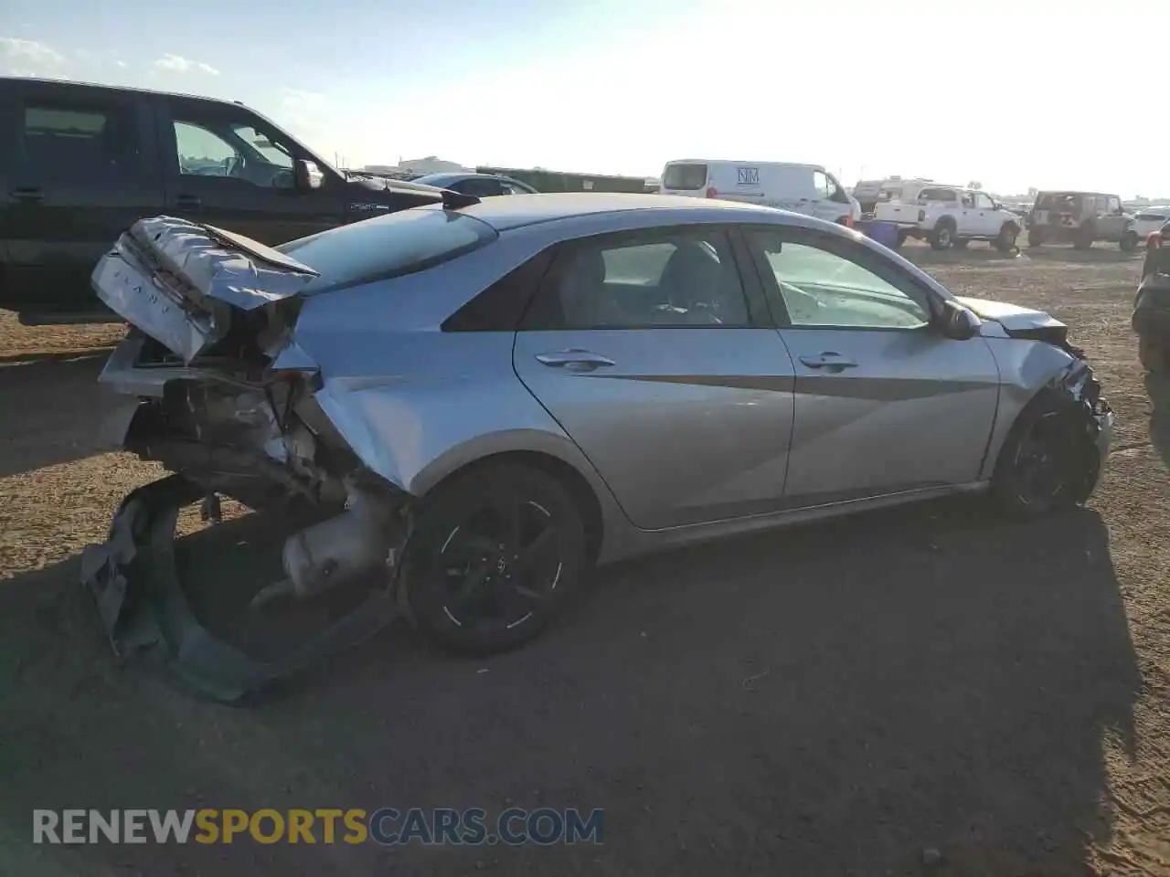 3 Photograph of a damaged car 5NPLS4AG6MH035578 HYUNDAI ELANTRA 2021