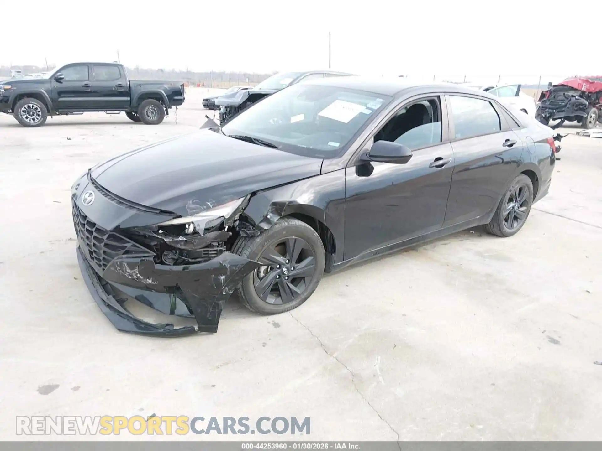 2 Photograph of a damaged car 5NPLS4AG7MH005683 HYUNDAI ELANTRA 2021
