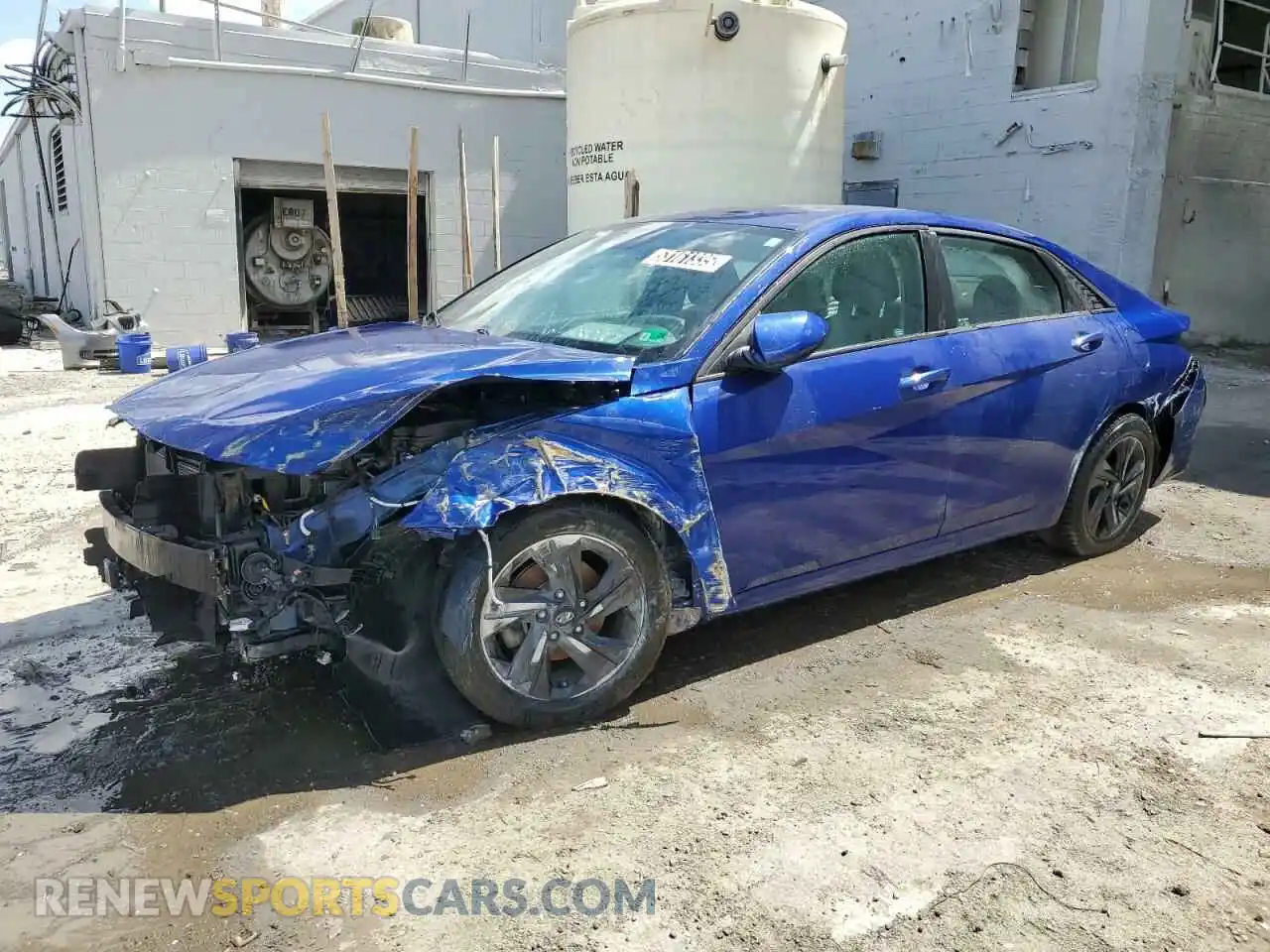 1 Photograph of a damaged car 5NPLS4AG7MH009068 HYUNDAI ELANTRA 2021