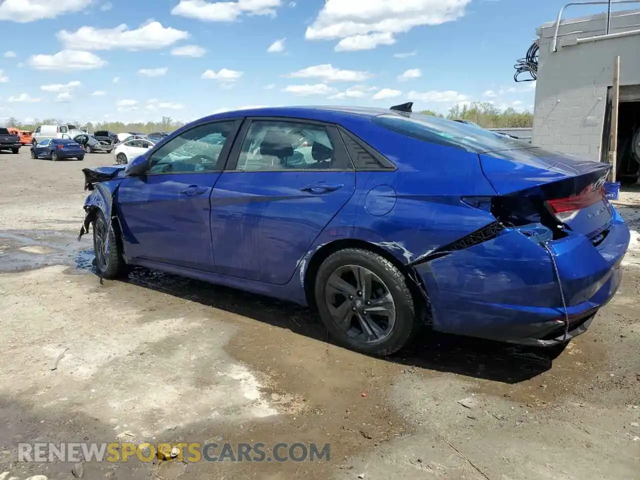 2 Photograph of a damaged car 5NPLS4AG7MH009068 HYUNDAI ELANTRA 2021
