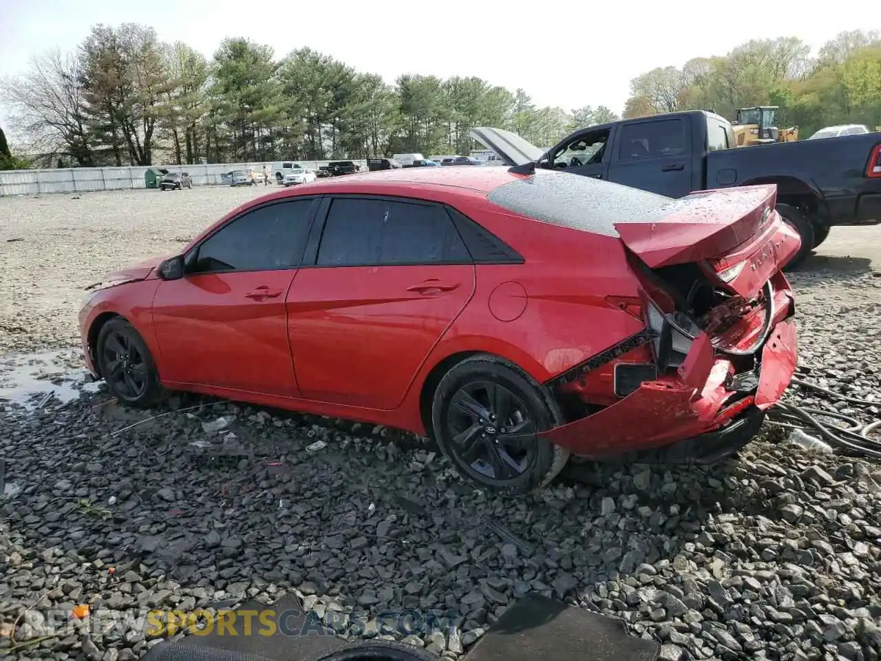 2 Photograph of a damaged car 5NPLS4AG7MH016800 HYUNDAI ELANTRA 2021