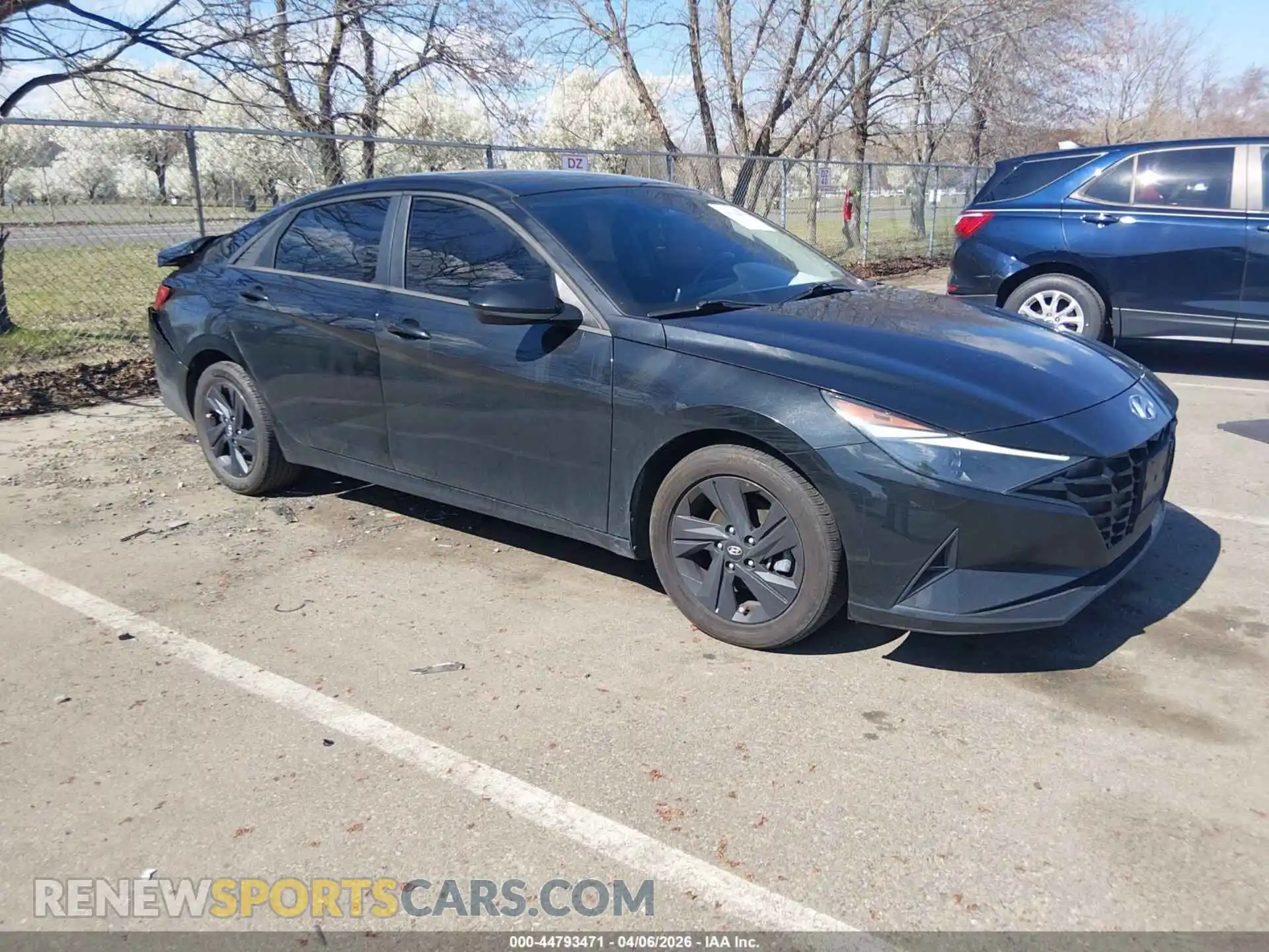 1 Photograph of a damaged car 5NPLS4AG7MH029434 HYUNDAI ELANTRA 2021