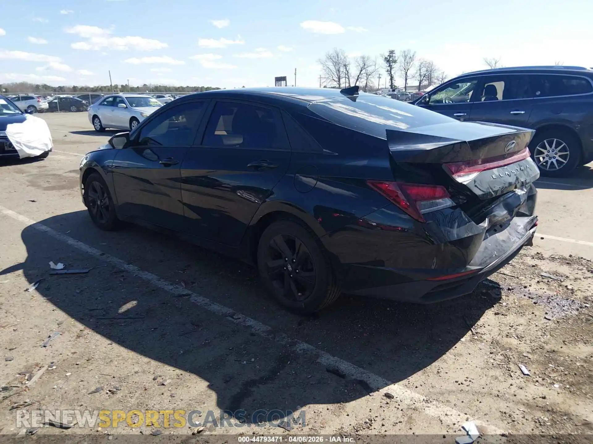 3 Photograph of a damaged car 5NPLS4AG7MH029434 HYUNDAI ELANTRA 2021