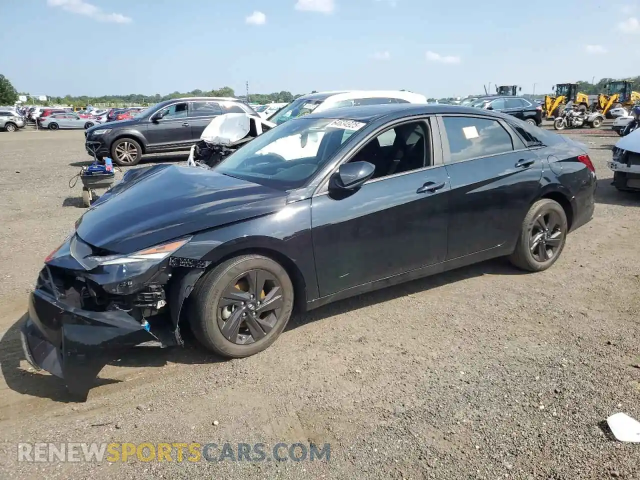 1 Photograph of a damaged car 5NPLS4AG7MH030664 HYUNDAI ELANTRA 2021