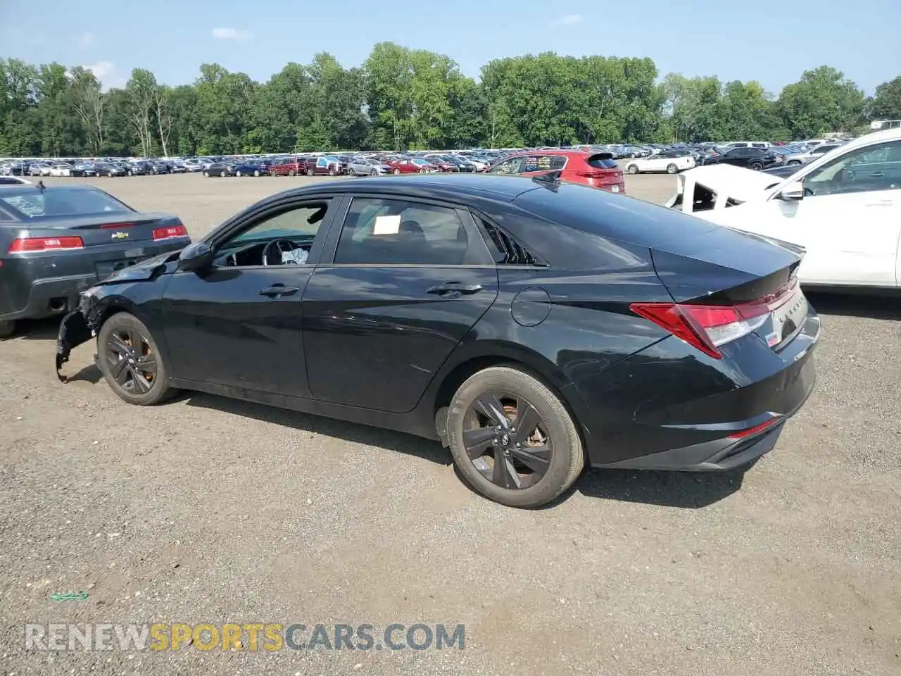 2 Photograph of a damaged car 5NPLS4AG7MH030664 HYUNDAI ELANTRA 2021