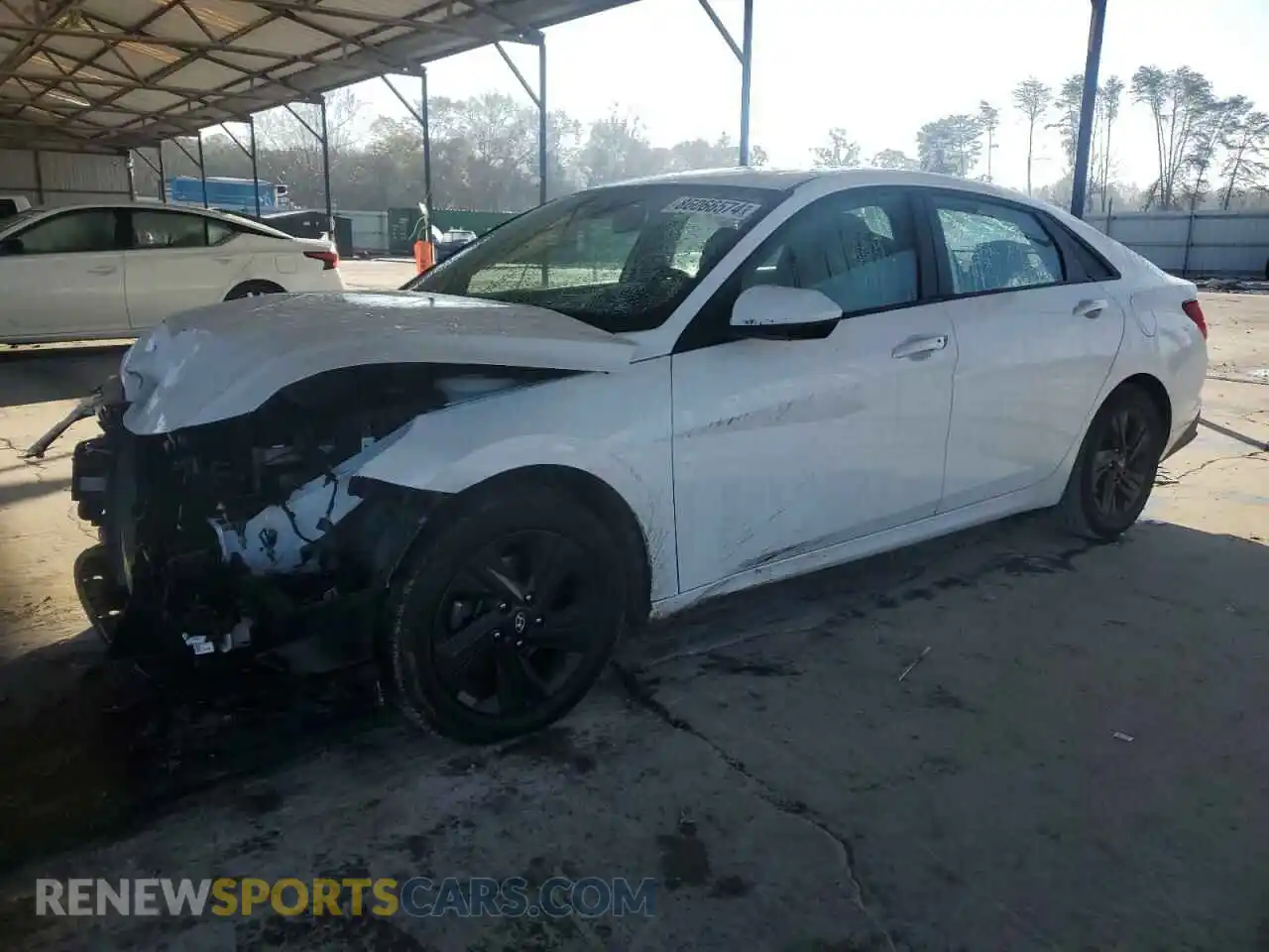1 Photograph of a damaged car 5NPLS4AG7MH030924 HYUNDAI ELANTRA 2021
