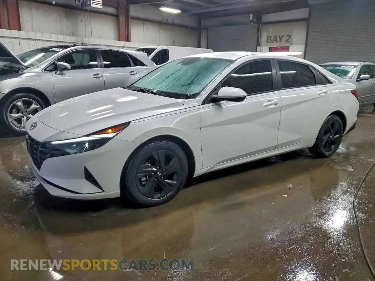 1 Photograph of a damaged car 5NPLS4AG7MH038828 HYUNDAI ELANTRA 2021