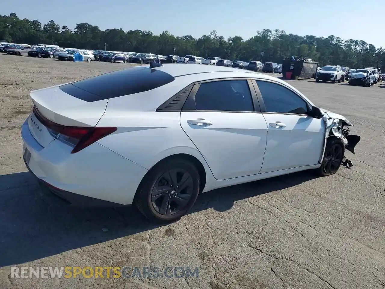 3 Photograph of a damaged car 5NPLS4AG7MH042720 HYUNDAI ELANTRA 2021