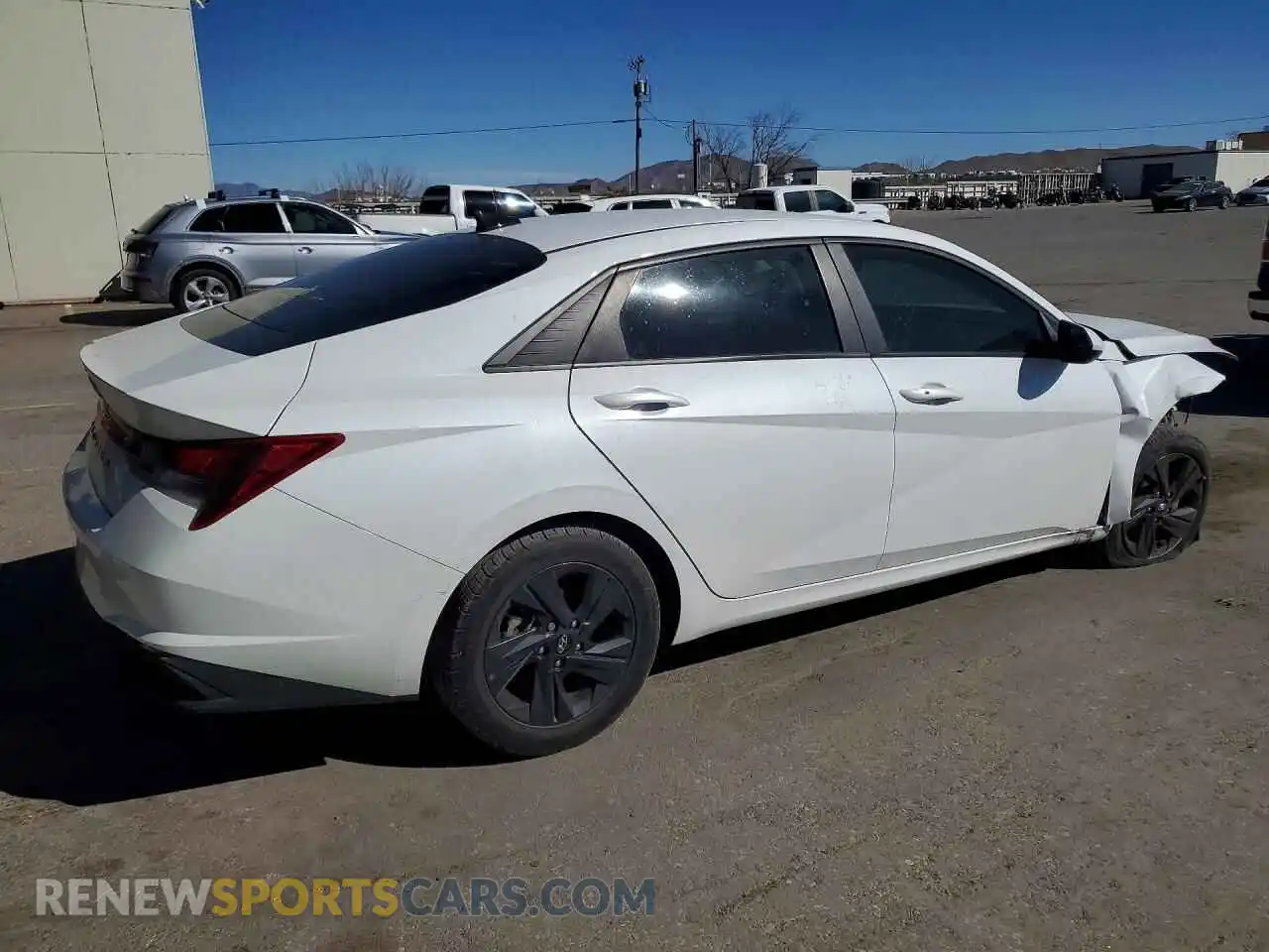3 Photograph of a damaged car 5NPLS4AG8MH004753 HYUNDAI ELANTRA 2021