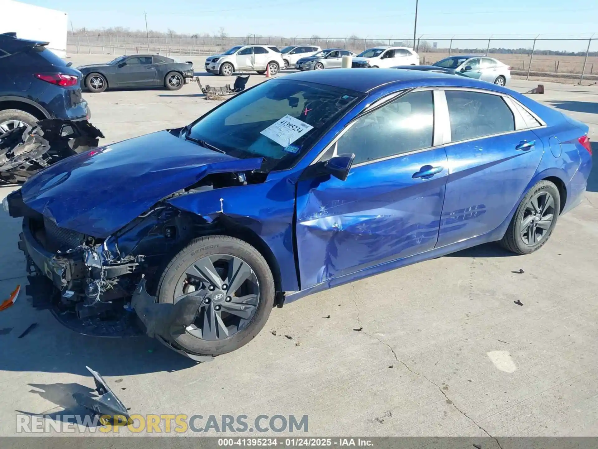 2 Photograph of a damaged car 5NPLS4AG8MH006079 HYUNDAI ELANTRA 2021