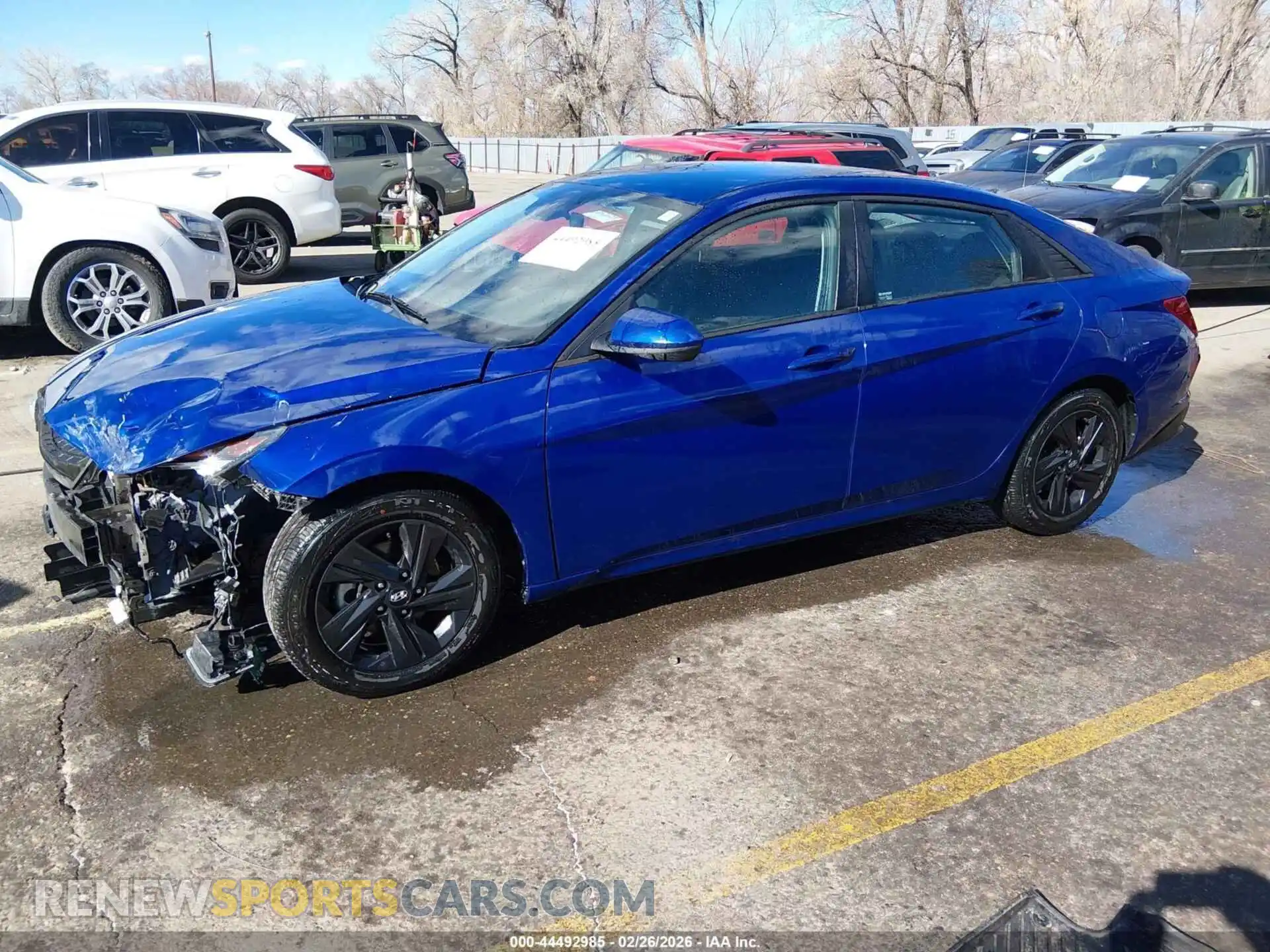2 Photograph of a damaged car 5NPLS4AG8MH006969 HYUNDAI ELANTRA 2021
