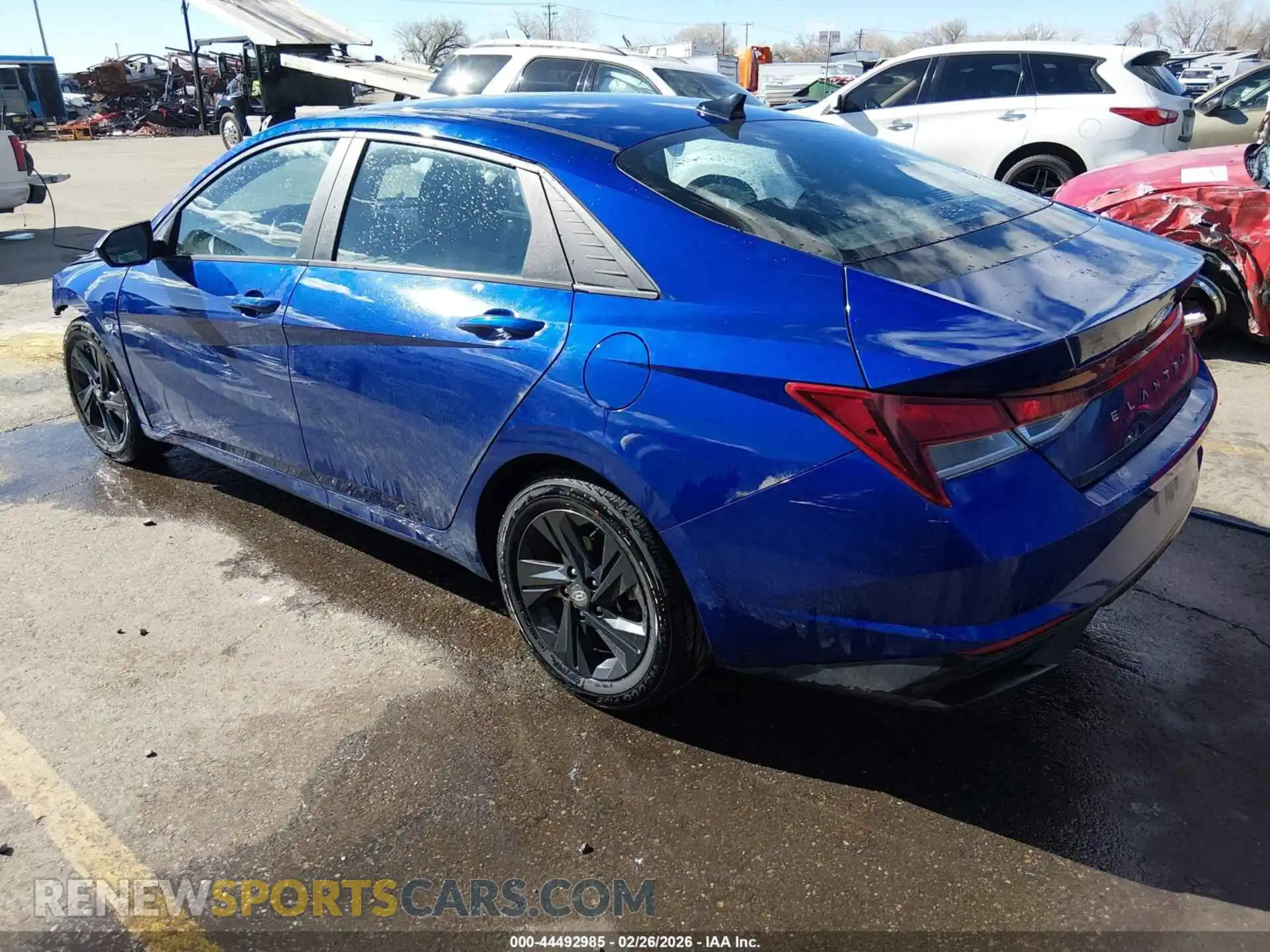 3 Photograph of a damaged car 5NPLS4AG8MH006969 HYUNDAI ELANTRA 2021
