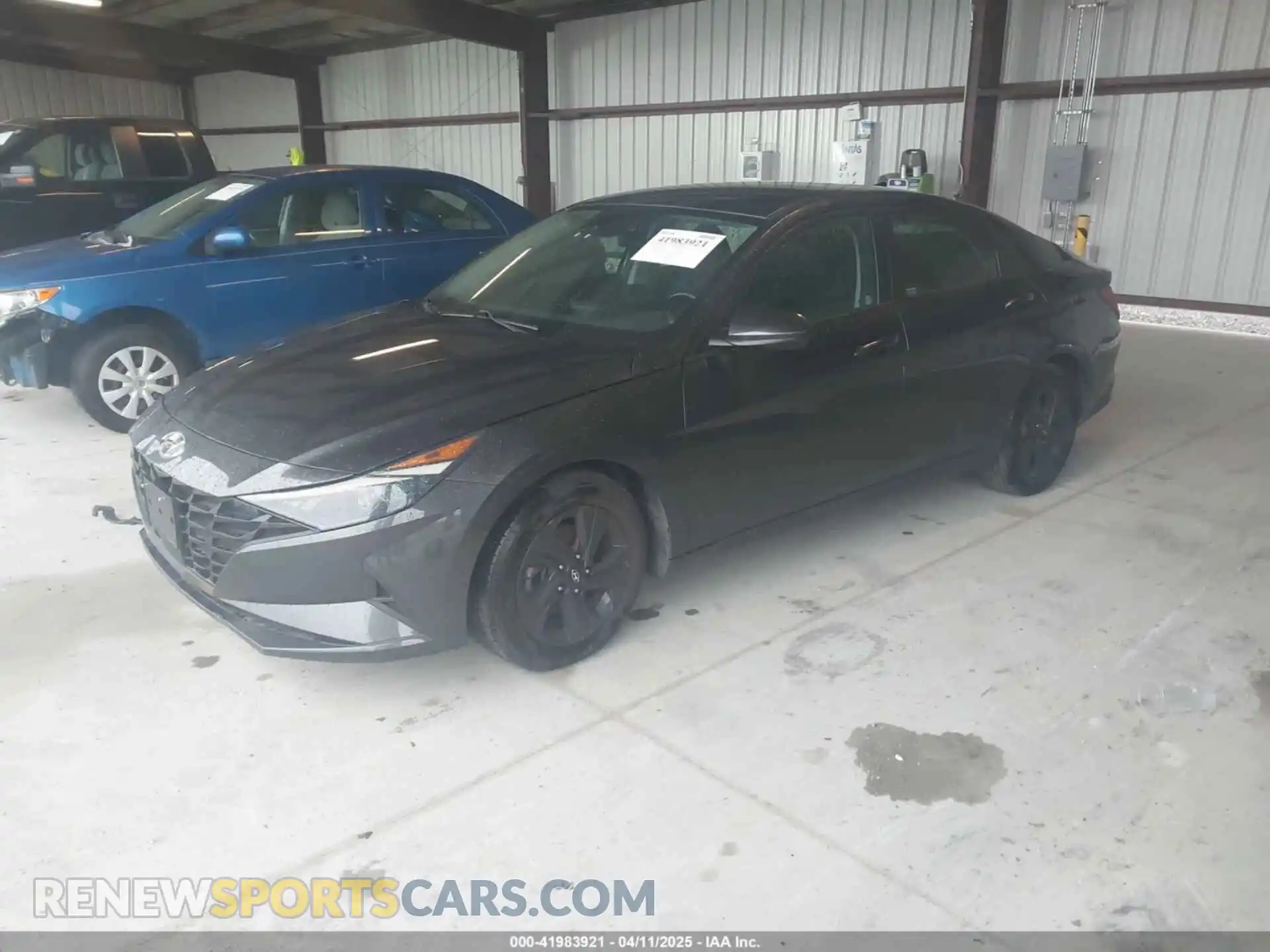 2 Photograph of a damaged car 5NPLS4AG8MH007846 HYUNDAI ELANTRA 2021