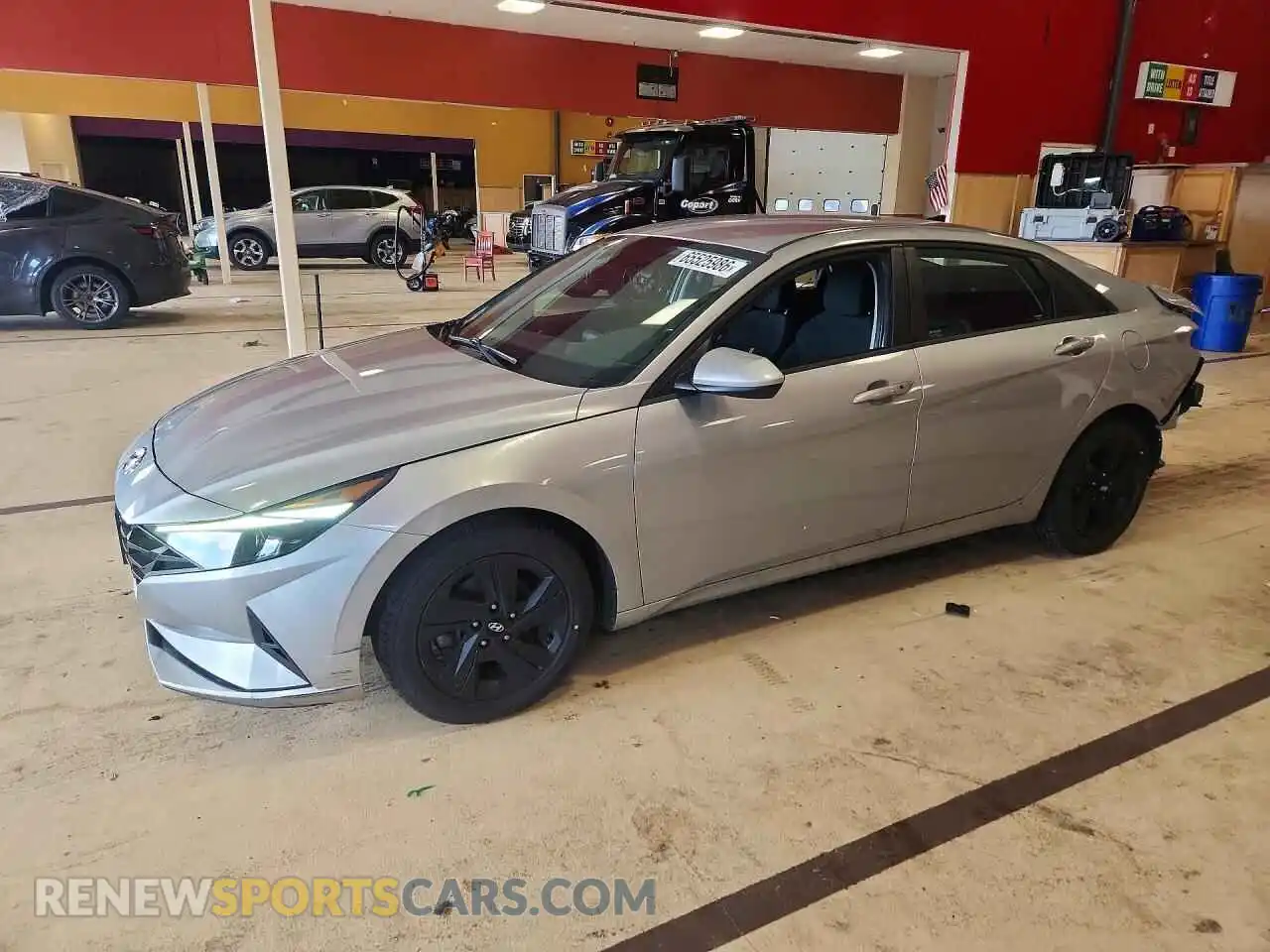 1 fotografías del automóvil dañado 5NPLS4AG8MH028213 HYUNDAI ELANTRA 2021