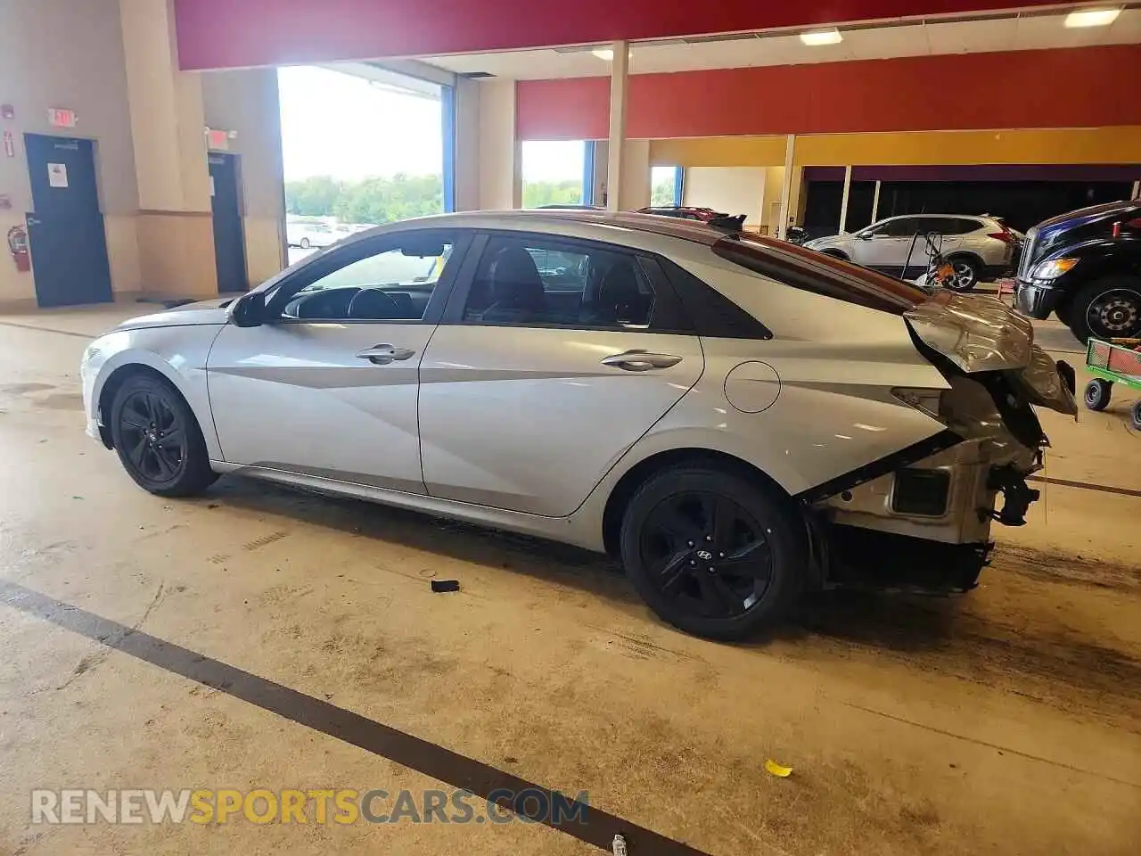 2 fotografías del automóvil dañado 5NPLS4AG8MH028213 HYUNDAI ELANTRA 2021