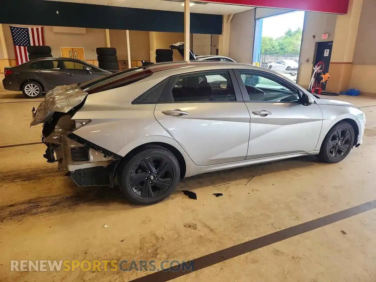 3 fotografías del automóvil dañado 5NPLS4AG8MH028213 HYUNDAI ELANTRA 2021