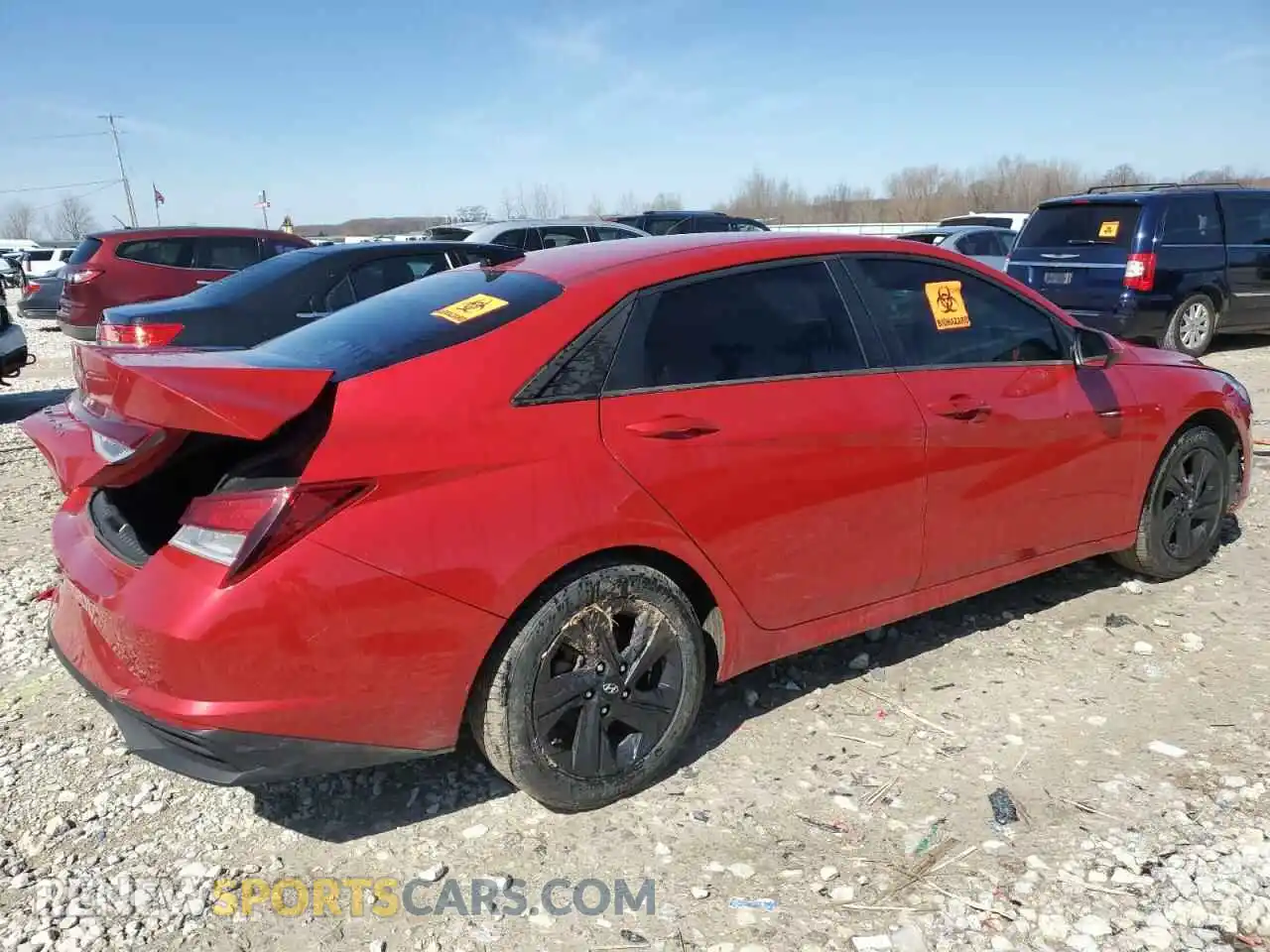 3 Photograph of a damaged car 5NPLS4AG8MH040829 HYUNDAI ELANTRA 2021