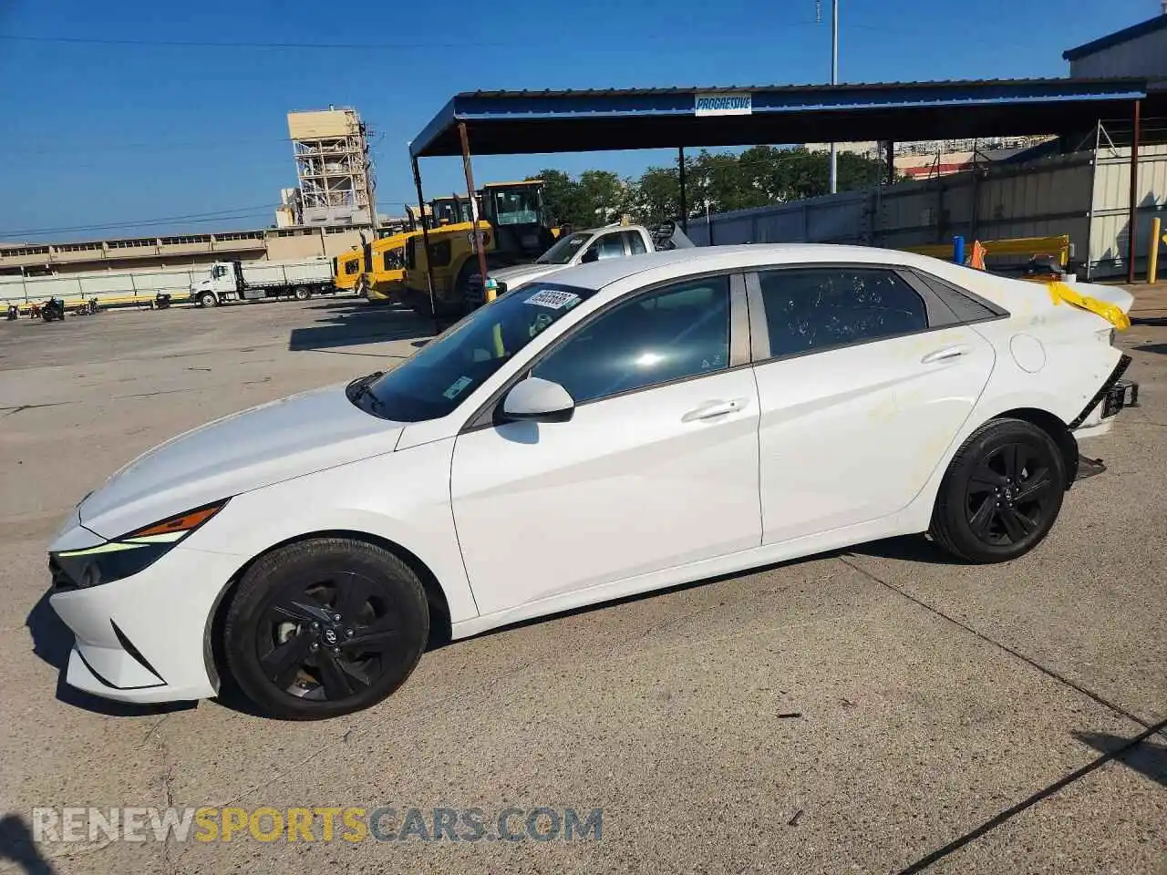 1 Photograph of a damaged car 5NPLS4AG9MH004194 HYUNDAI ELANTRA 2021
