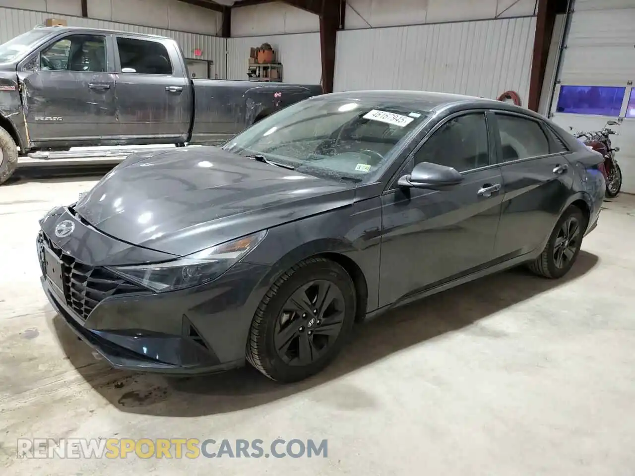 1 Photograph of a damaged car 5NPLS4AG9MH005331 HYUNDAI ELANTRA 2021