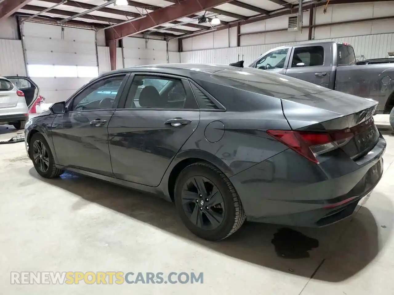 2 Photograph of a damaged car 5NPLS4AG9MH005331 HYUNDAI ELANTRA 2021