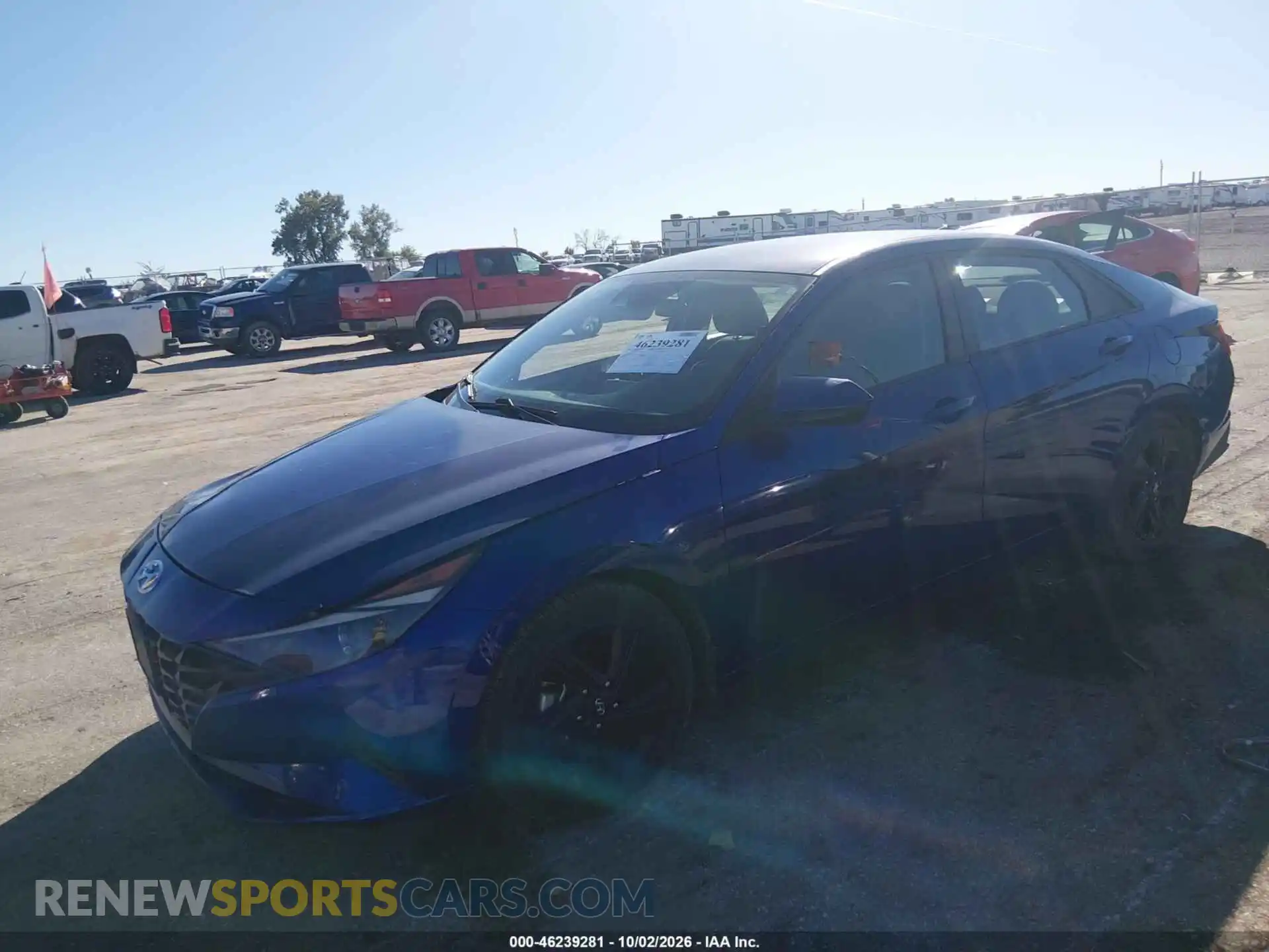 2 fotografías del automóvil dañado 5NPLS4AG9MH016975 HYUNDAI ELANTRA 2021