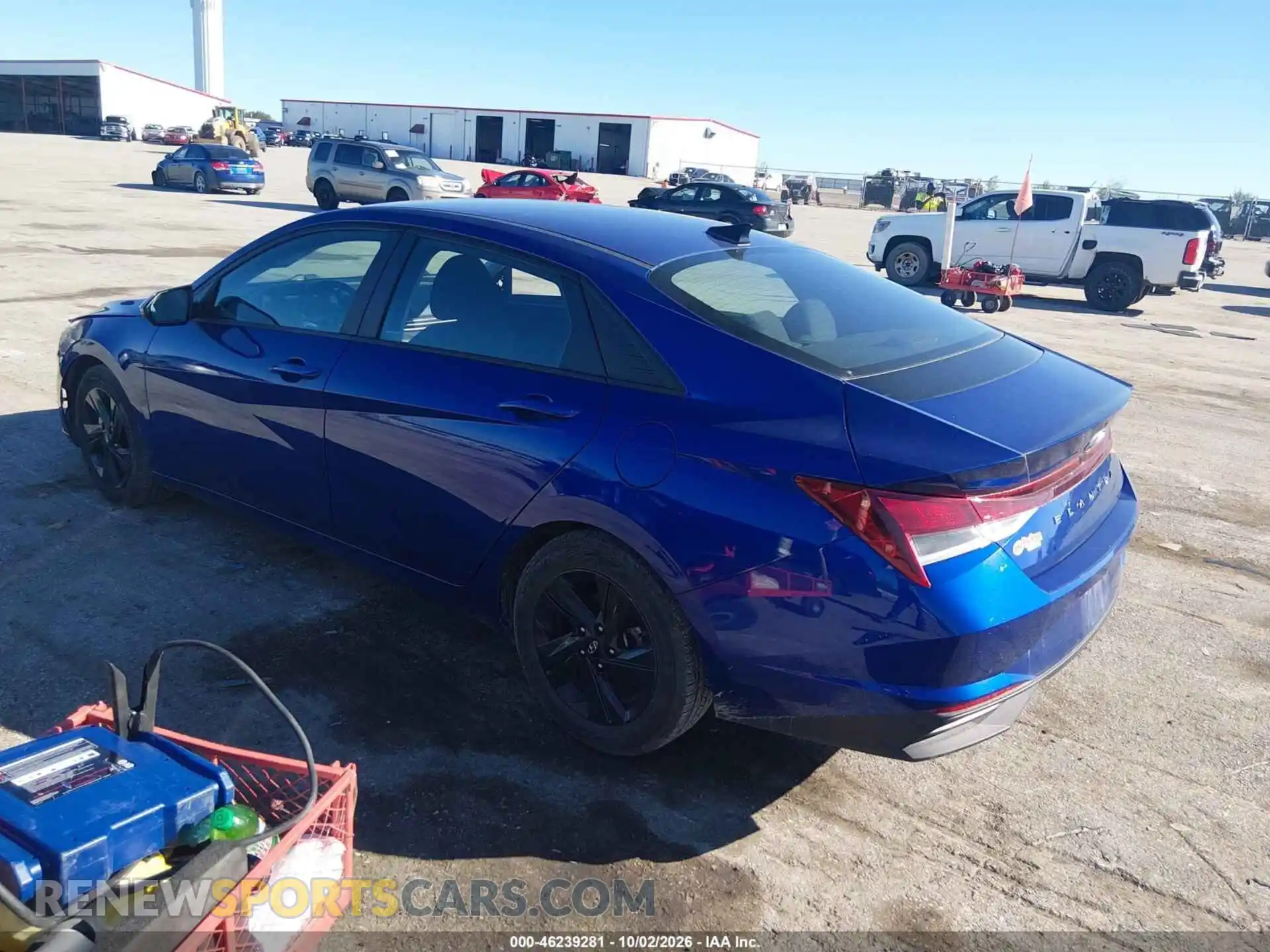 3 fotografías del automóvil dañado 5NPLS4AG9MH016975 HYUNDAI ELANTRA 2021