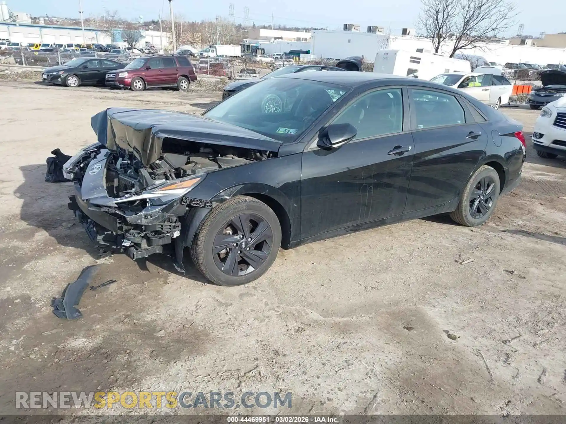 2 Photograph of a damaged car 5NPLS4AG9MH019312 HYUNDAI ELANTRA 2021